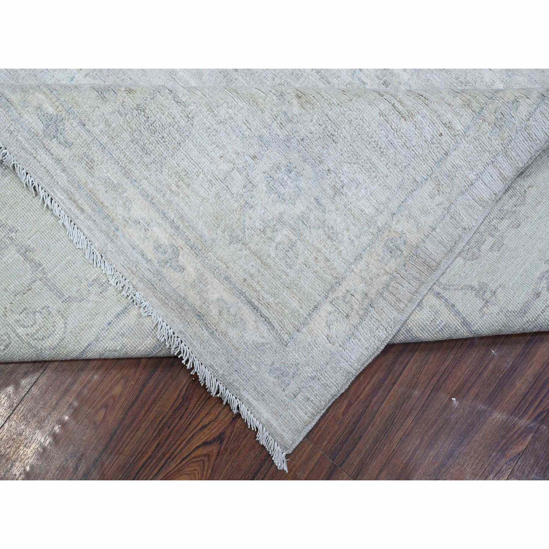 Oushak-And-Peshawar-Hand-Knotted-Rug-443745