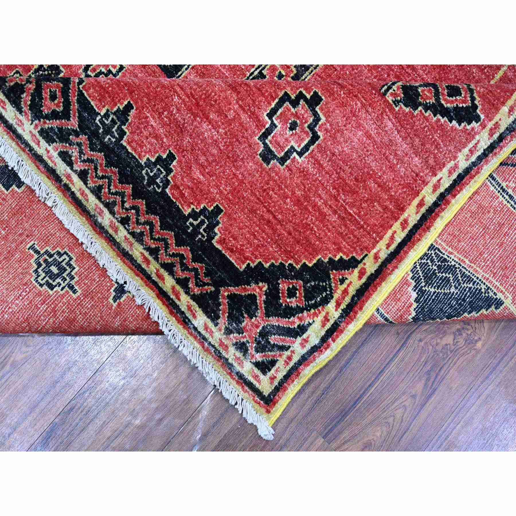 Oushak-And-Peshawar-Hand-Knotted-Rug-443750