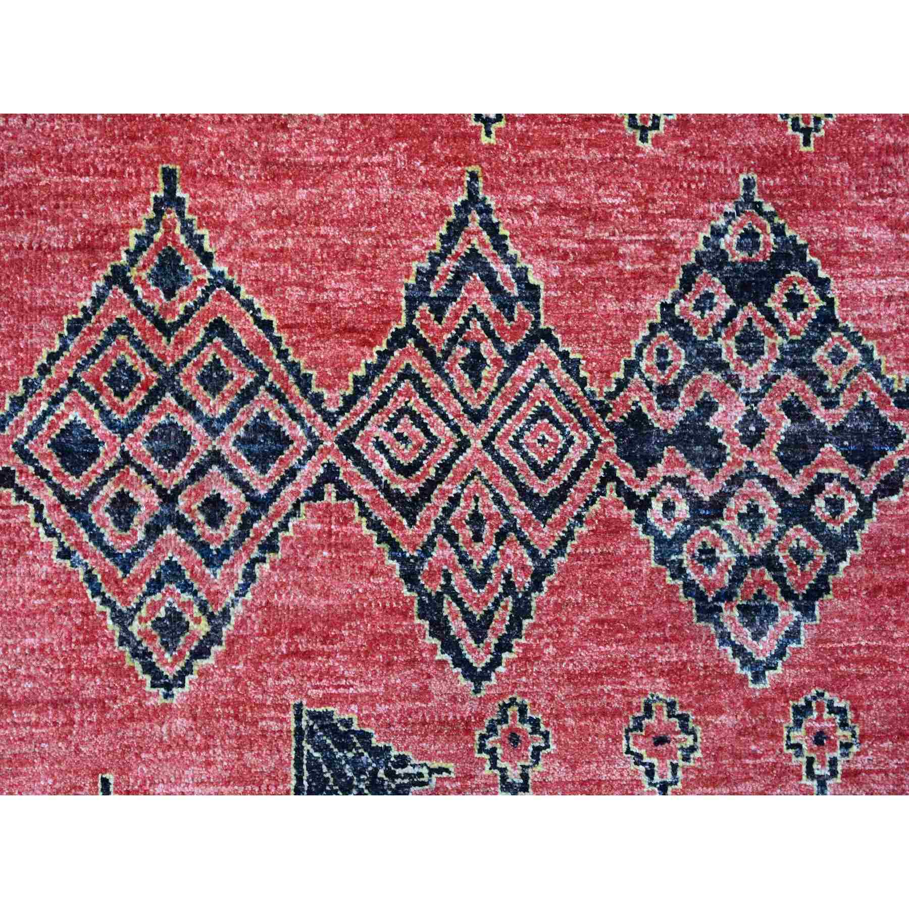 Oushak-And-Peshawar-Hand-Knotted-Rug-443750