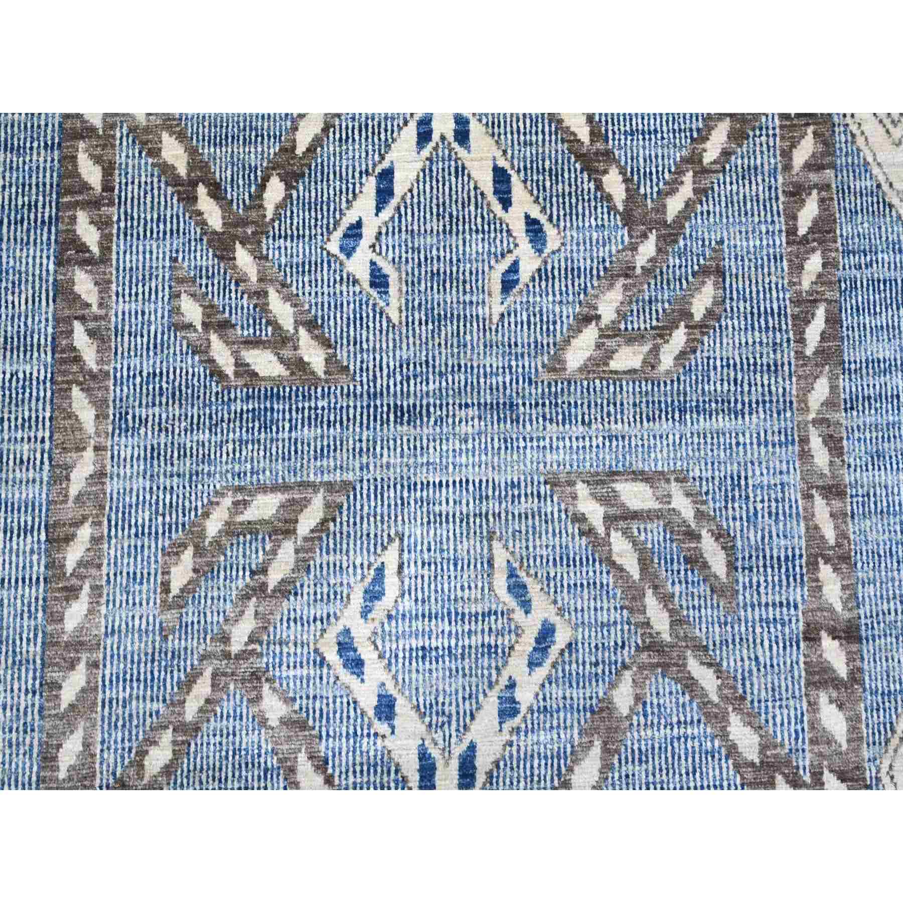 Oushak-And-Peshawar-Hand-Knotted-Rug-443755