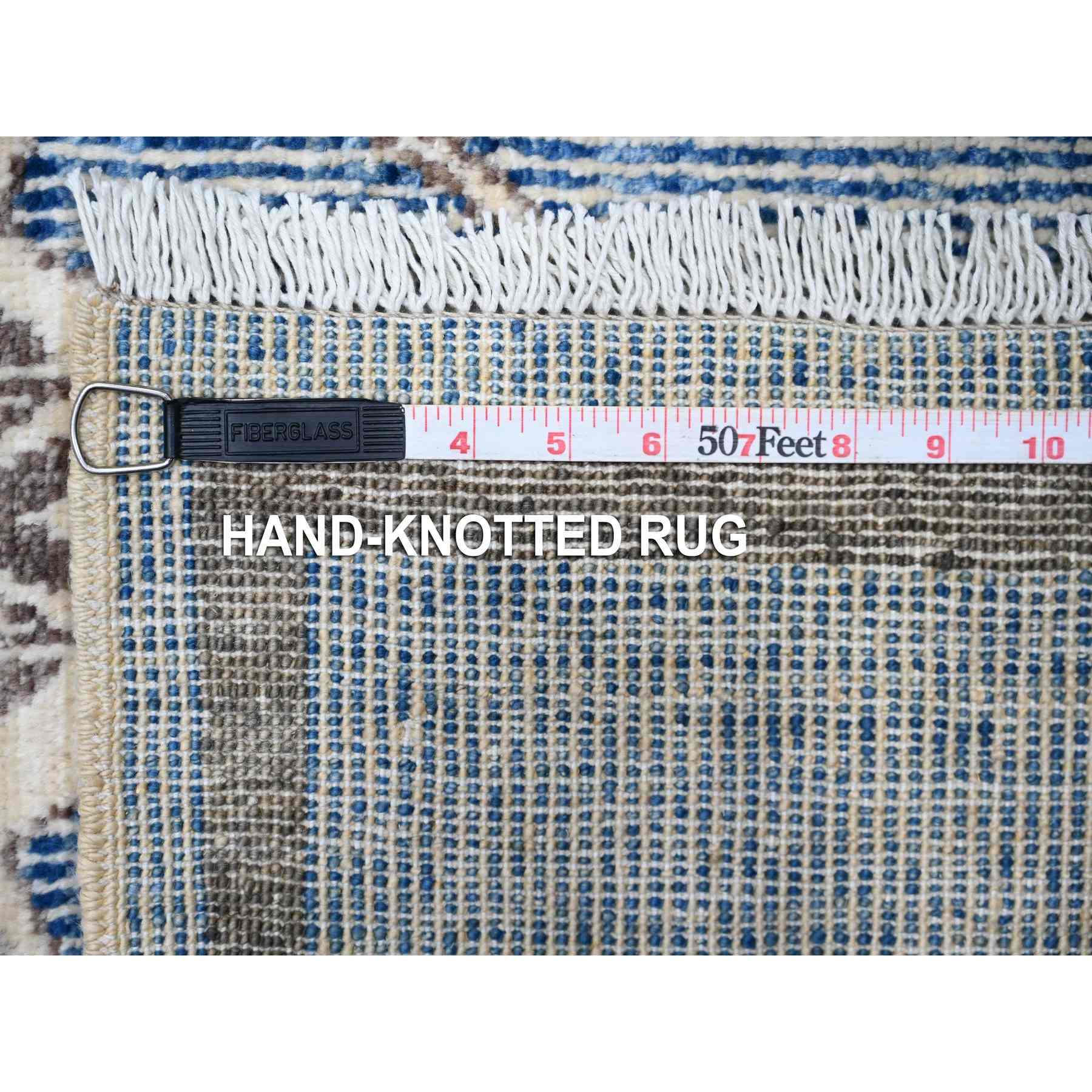 Oushak-And-Peshawar-Hand-Knotted-Rug-443755
