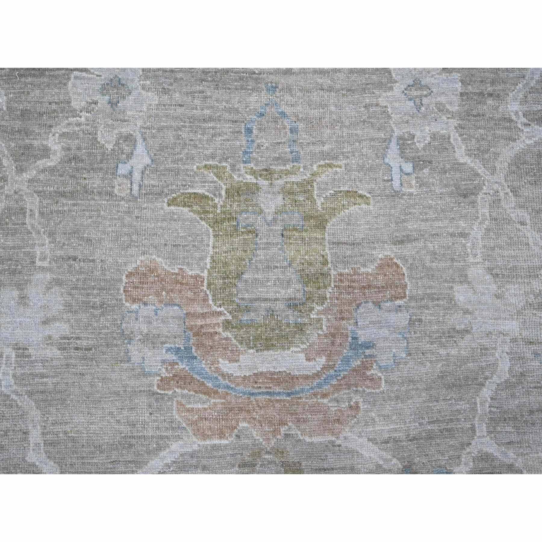 Oushak-And-Peshawar-Hand-Knotted-Rug-443905