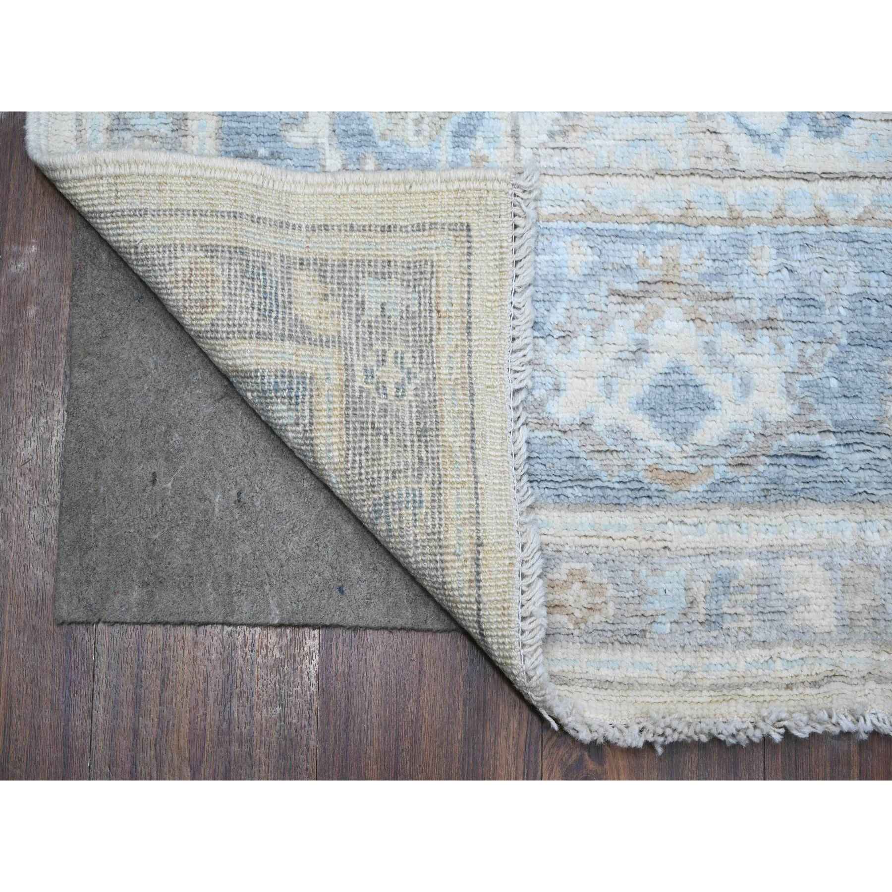 Oushak-And-Peshawar-Hand-Knotted-Rug-444000