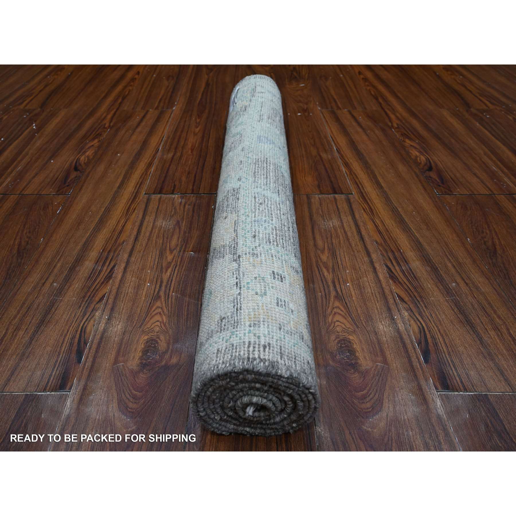 Oushak-And-Peshawar-Hand-Knotted-Rug-444115