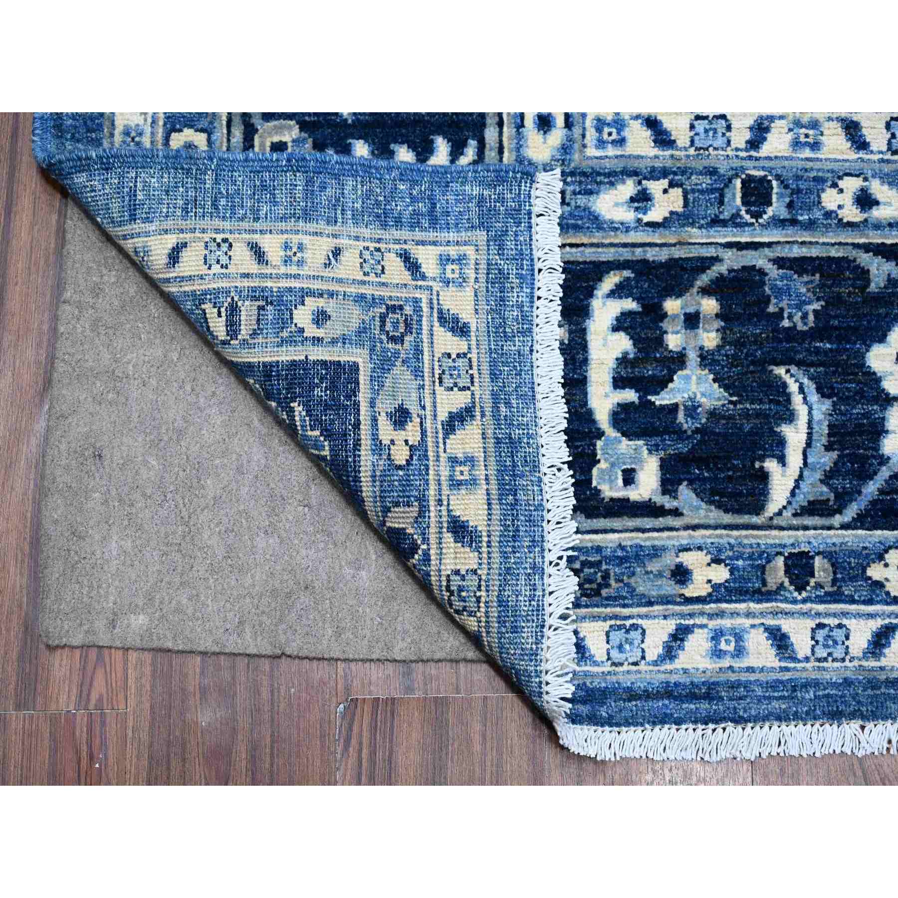 Oushak-And-Peshawar-Hand-Knotted-Rug-444230