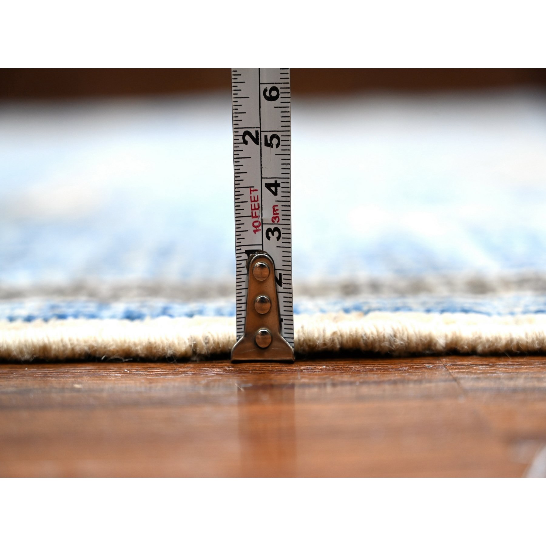 Oushak-And-Peshawar-Hand-Knotted-Rug-444355