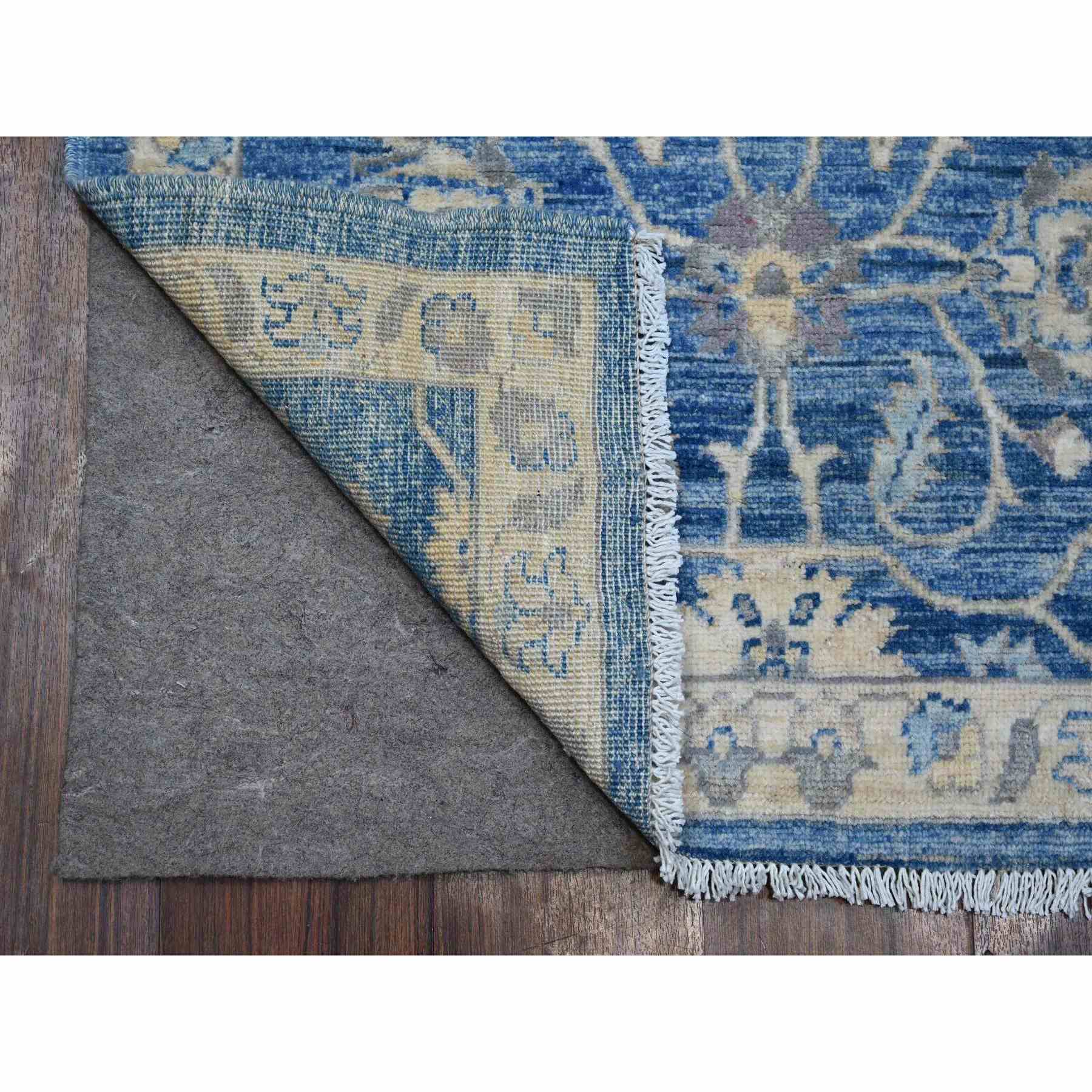 Oushak-And-Peshawar-Hand-Knotted-Rug-444420