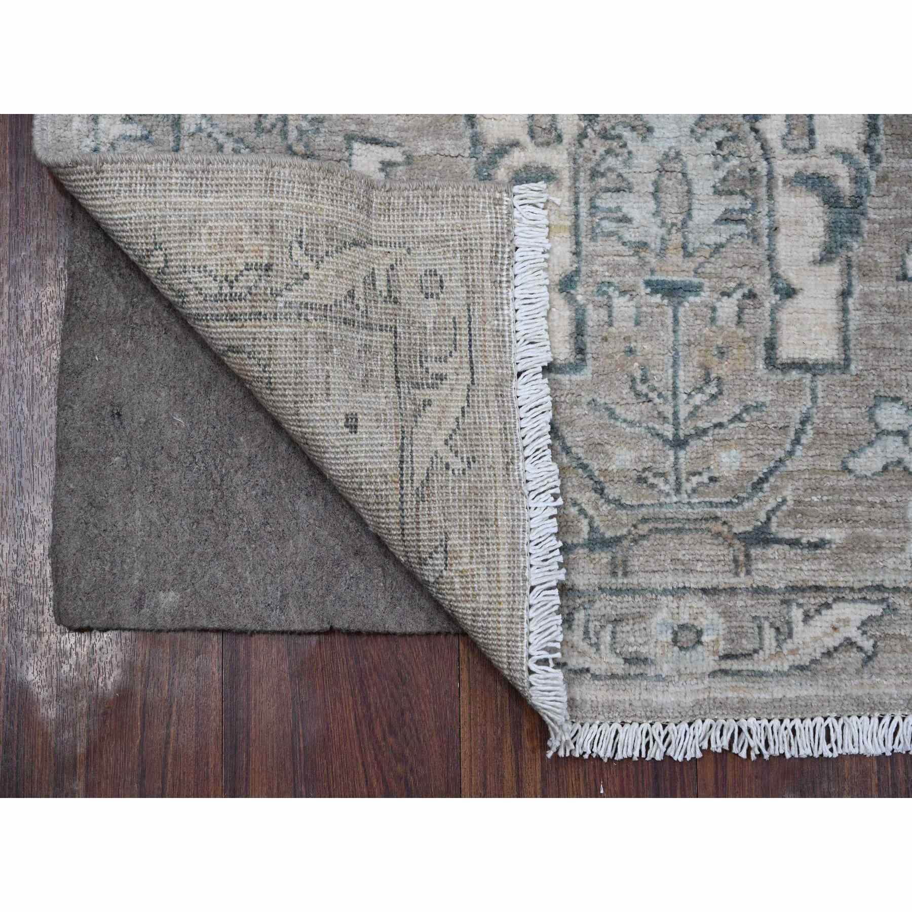 Oushak-And-Peshawar-Hand-Knotted-Rug-444475