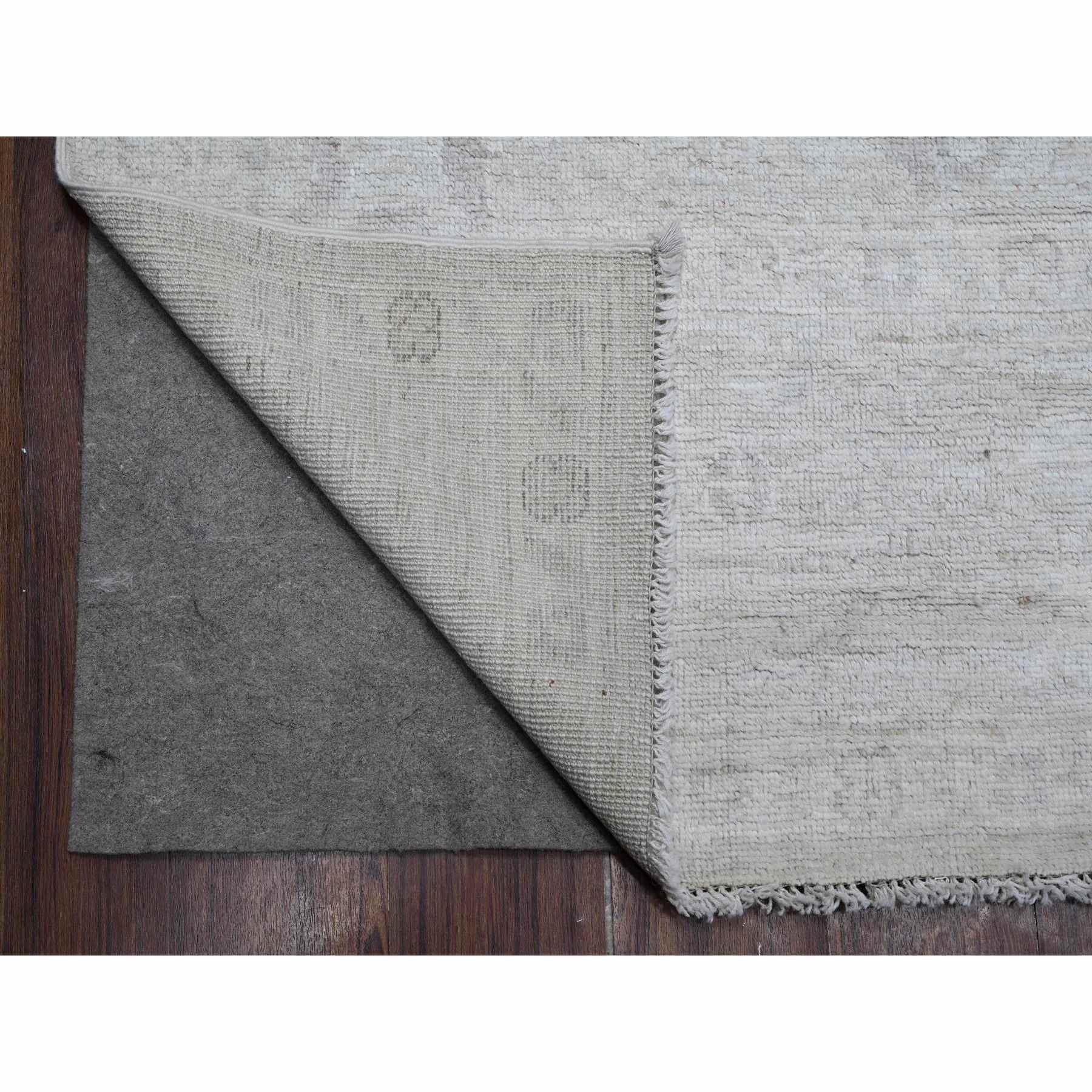 Oushak-And-Peshawar-Hand-Knotted-Rug-444615