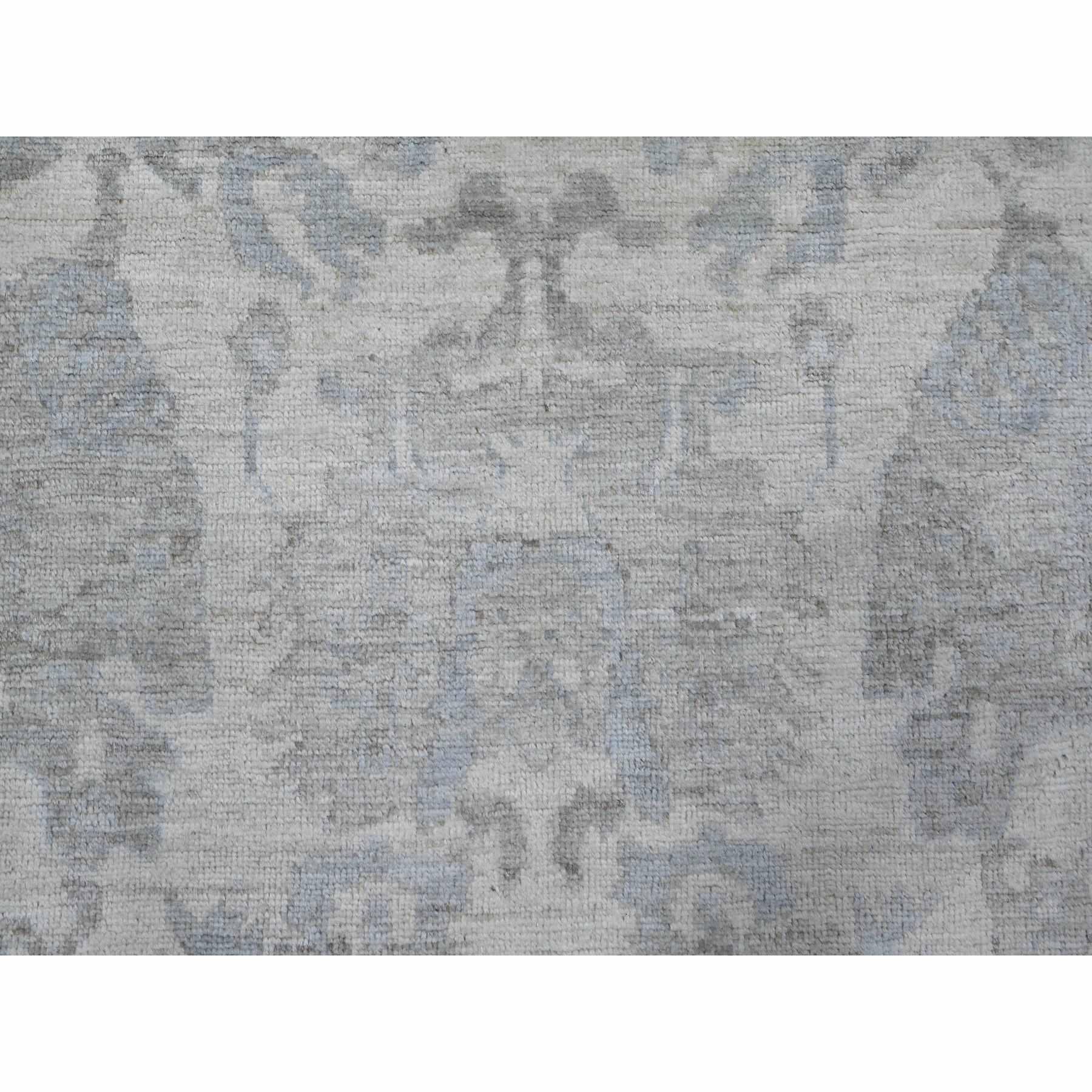 Oushak-And-Peshawar-Hand-Knotted-Rug-444620