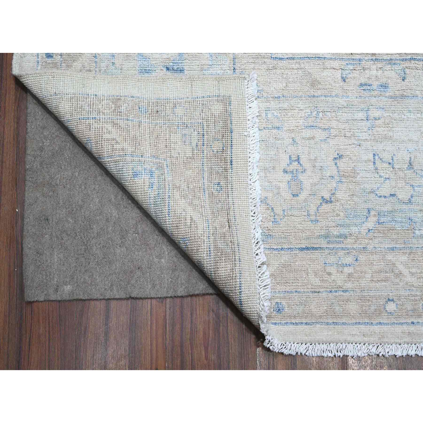 Oushak-And-Peshawar-Hand-Knotted-Rug-444905