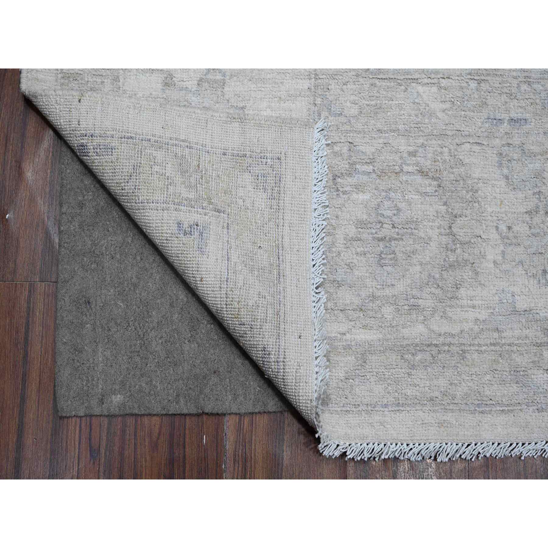 Oushak-And-Peshawar-Hand-Knotted-Rug-444935