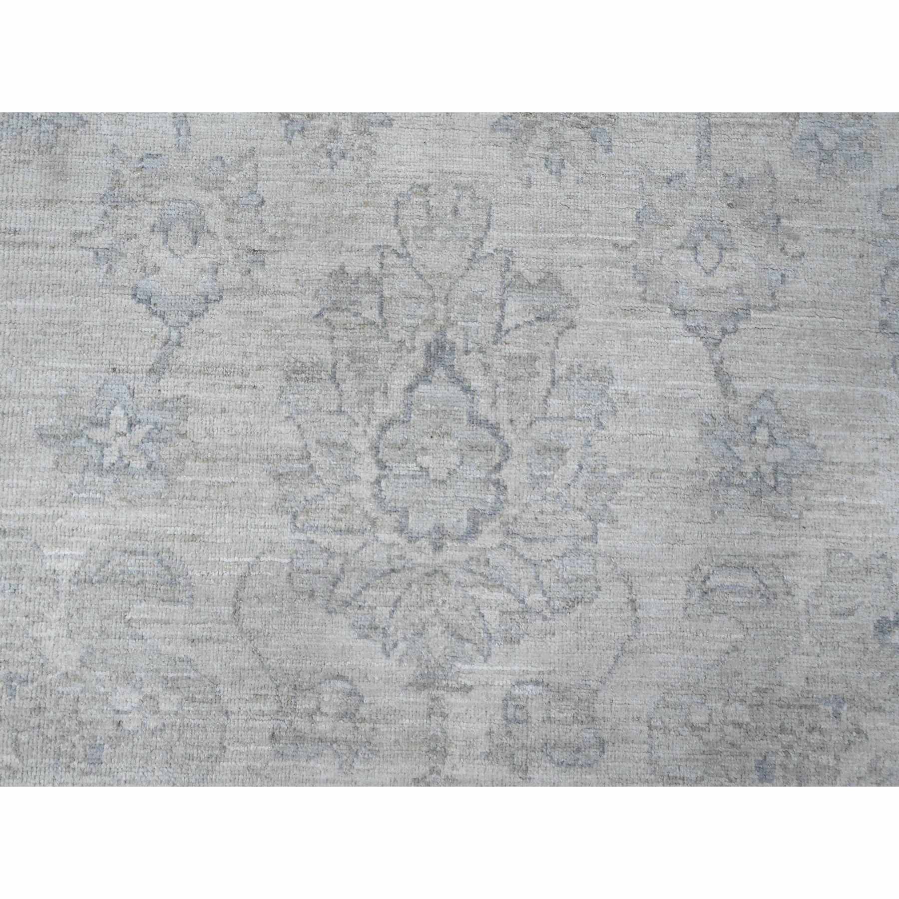 Oushak-And-Peshawar-Hand-Knotted-Rug-444935