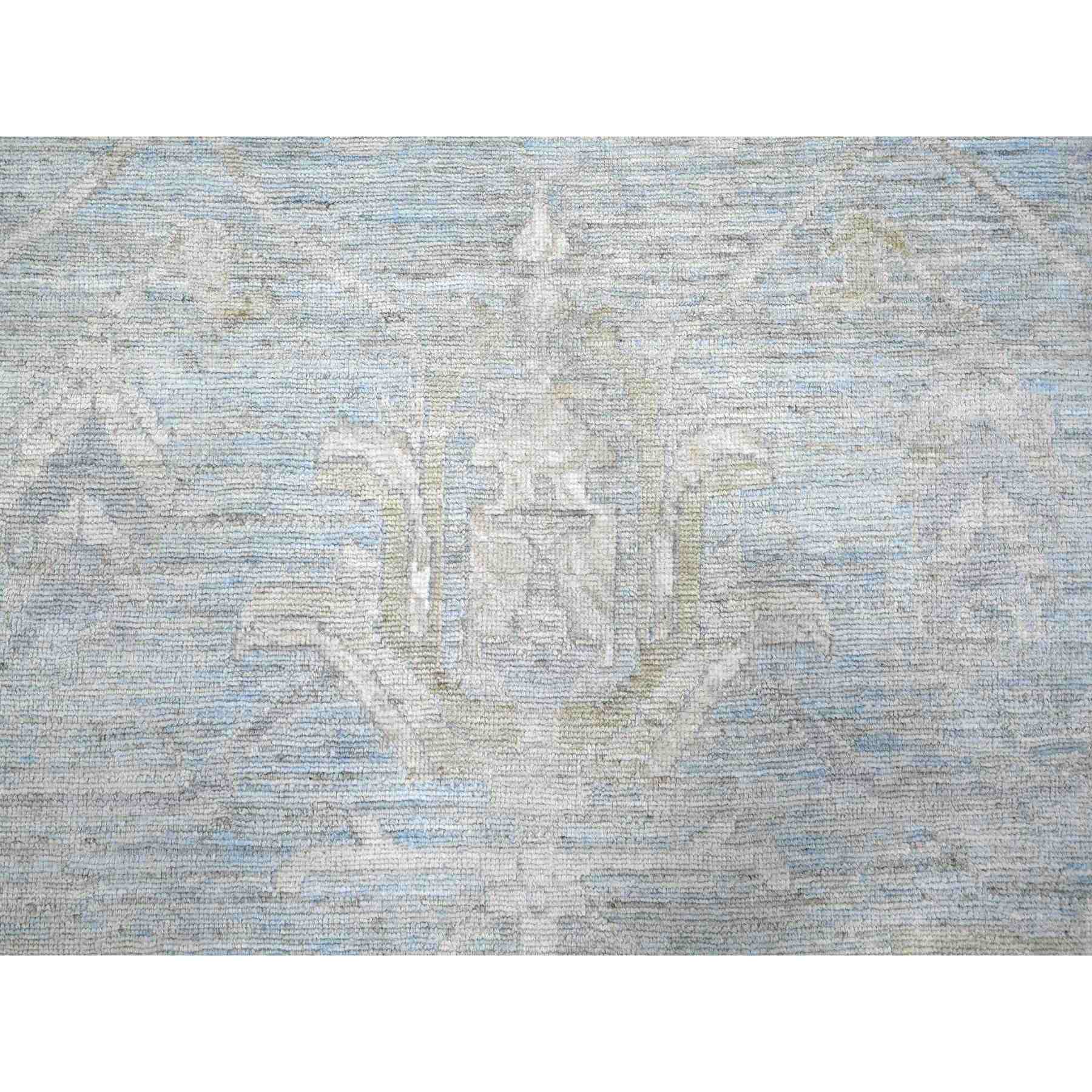 Oushak-And-Peshawar-Hand-Knotted-Rug-444940