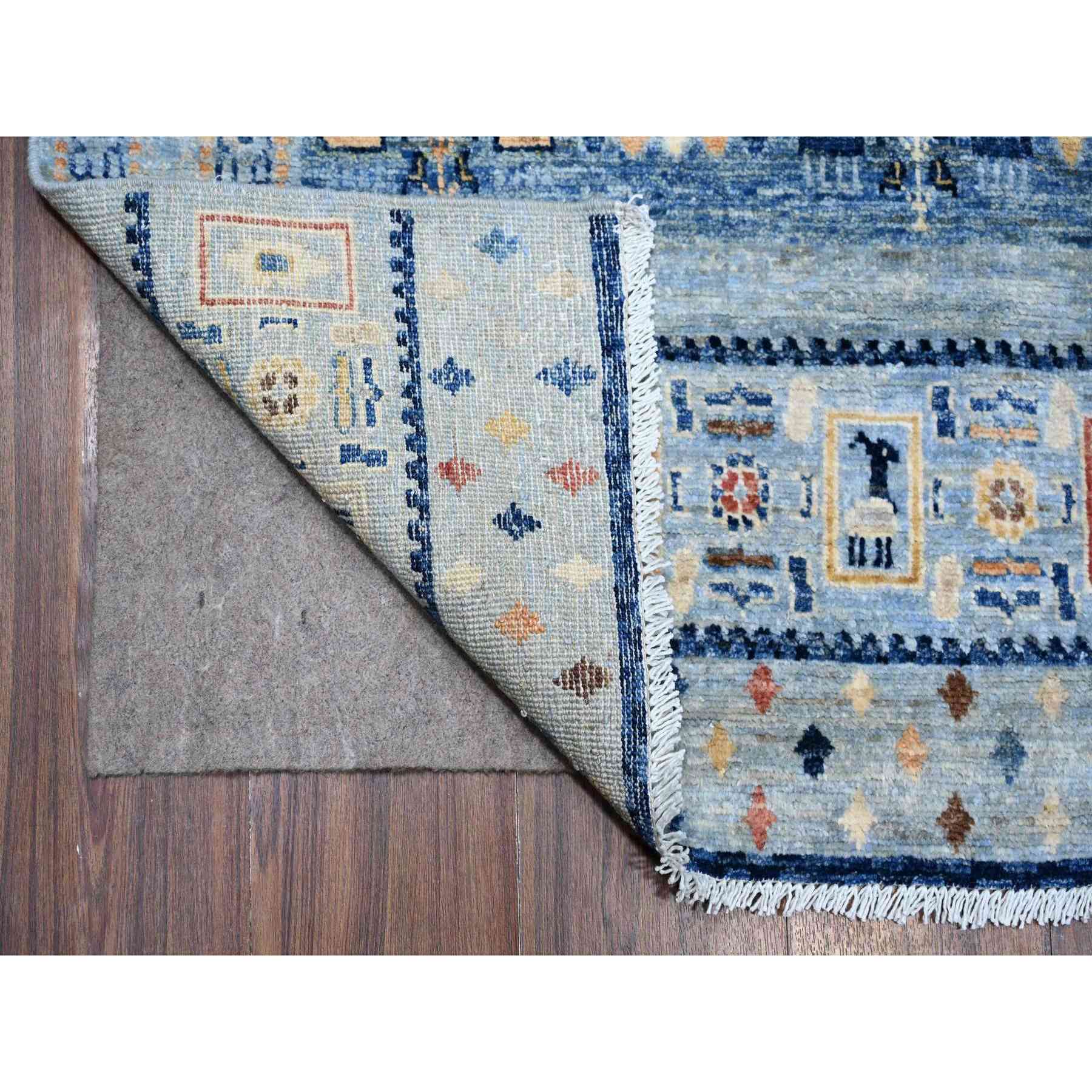 Tribal-Geometric-Hand-Knotted-Rug-443945
