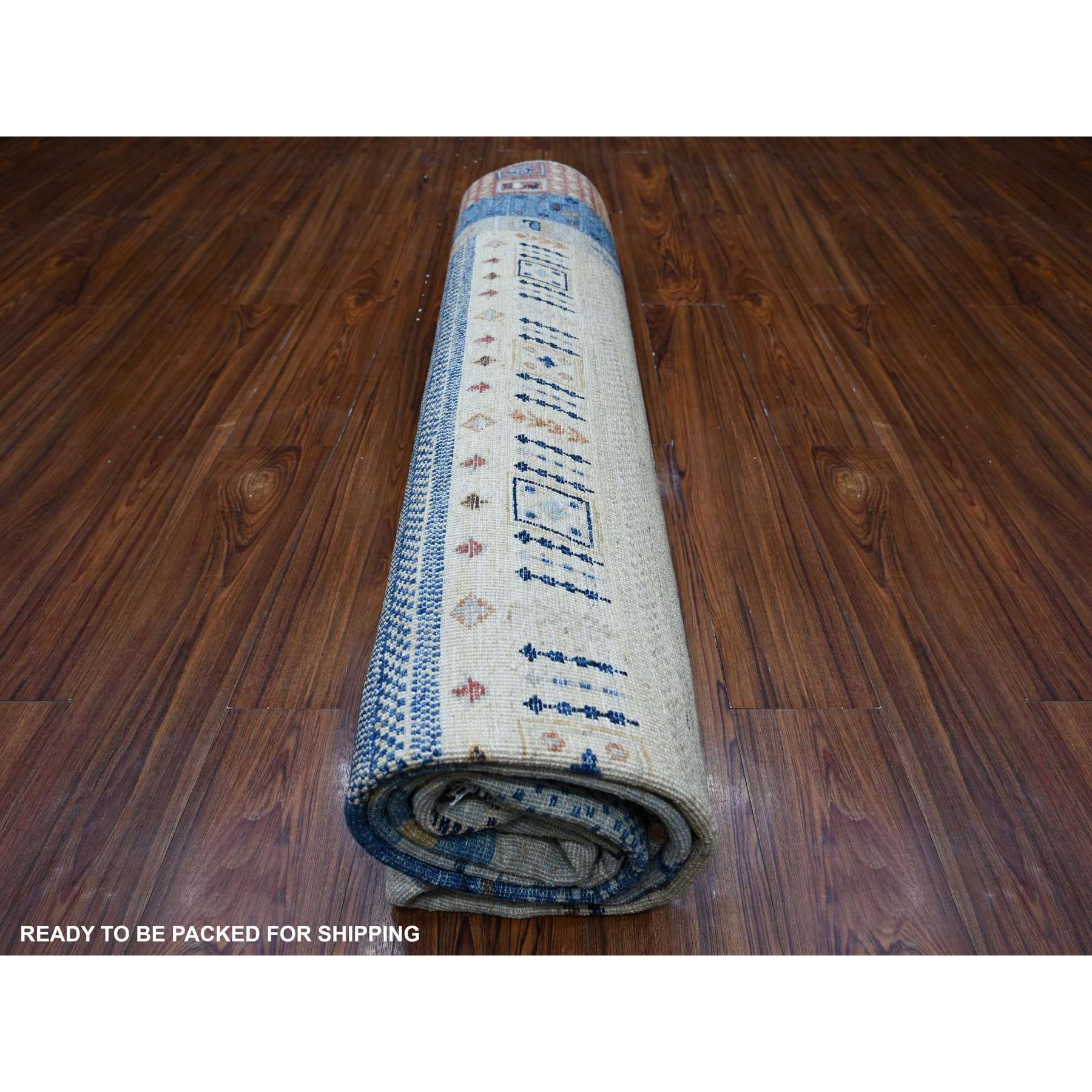 Tribal-Geometric-Hand-Knotted-Rug-443945