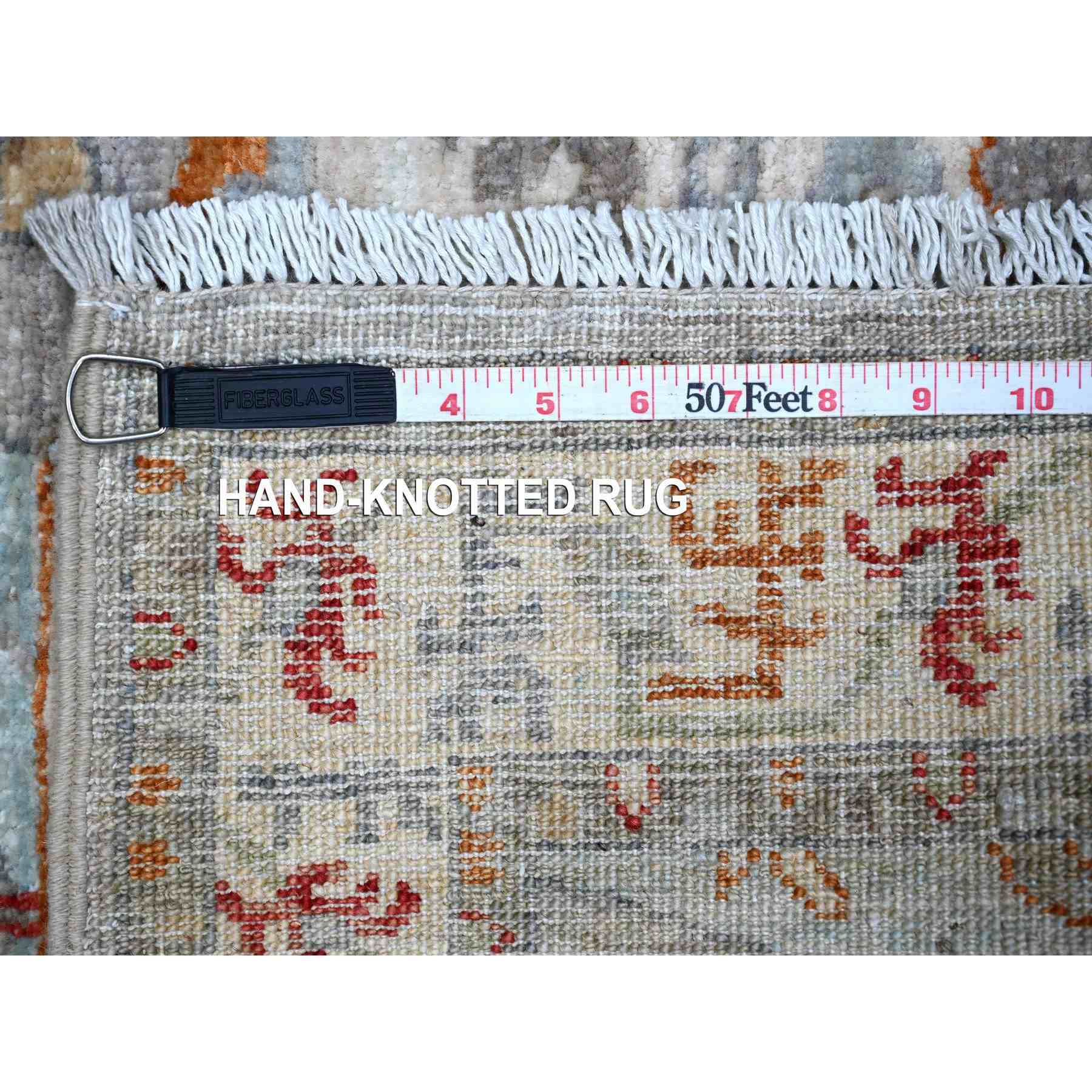 Tribal-Geometric-Hand-Knotted-Rug-444505