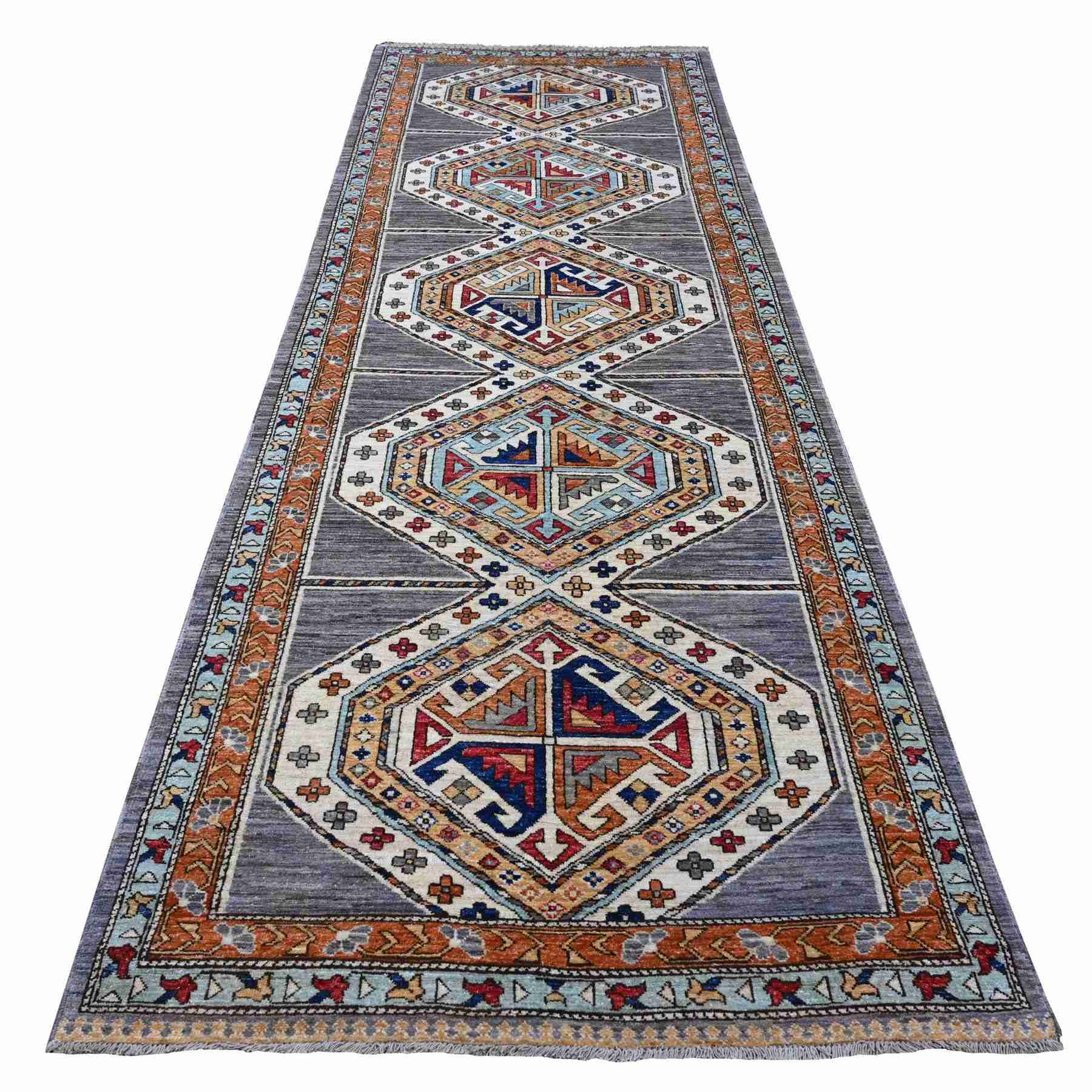 Tribal-Geometric-Hand-Knotted-Rug-444635