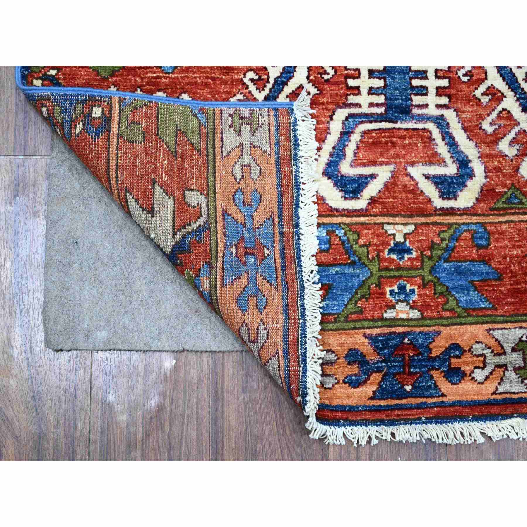 Kazak-Hand-Knotted-Rug-444650