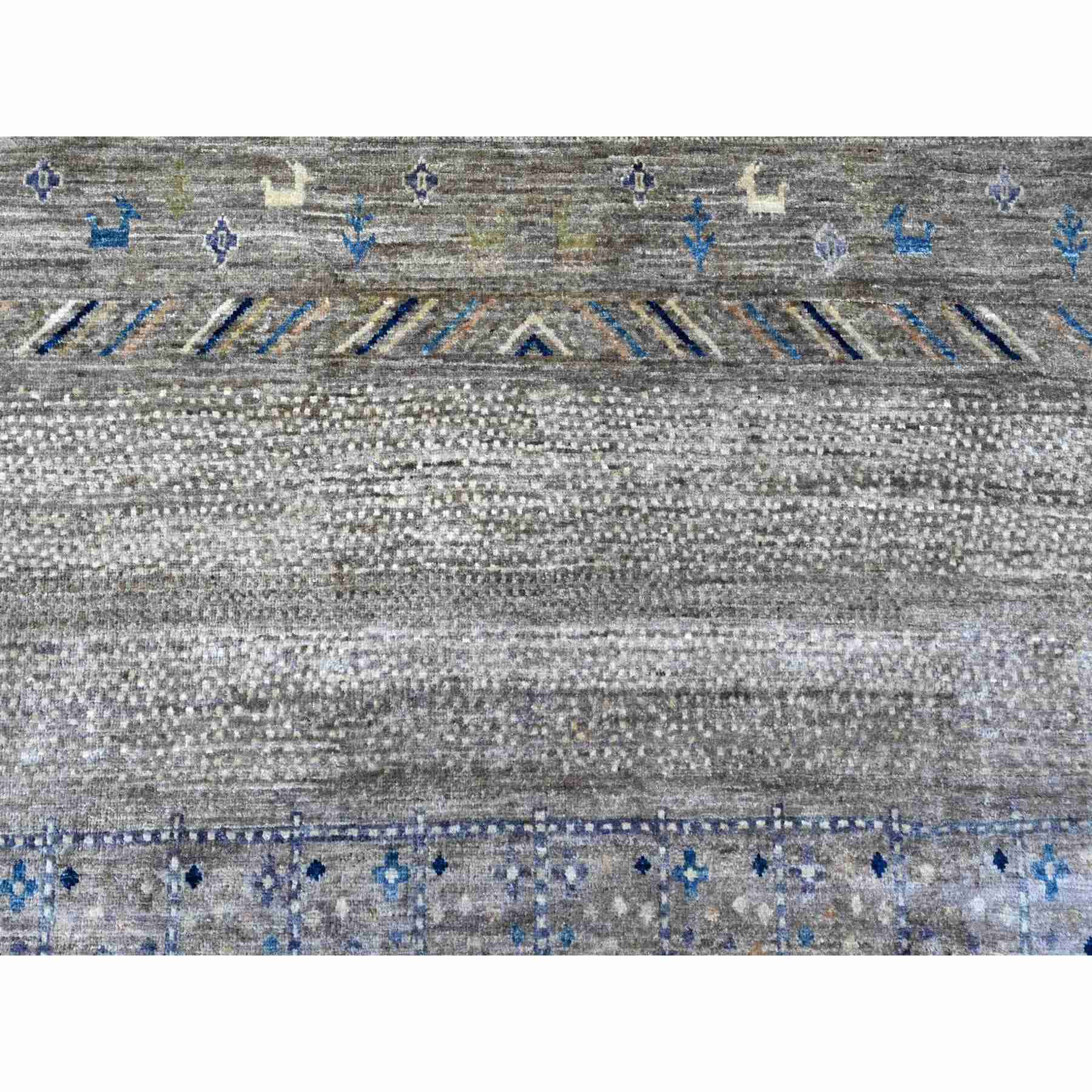 Tribal-Geometric-Hand-Knotted-Rug-444875