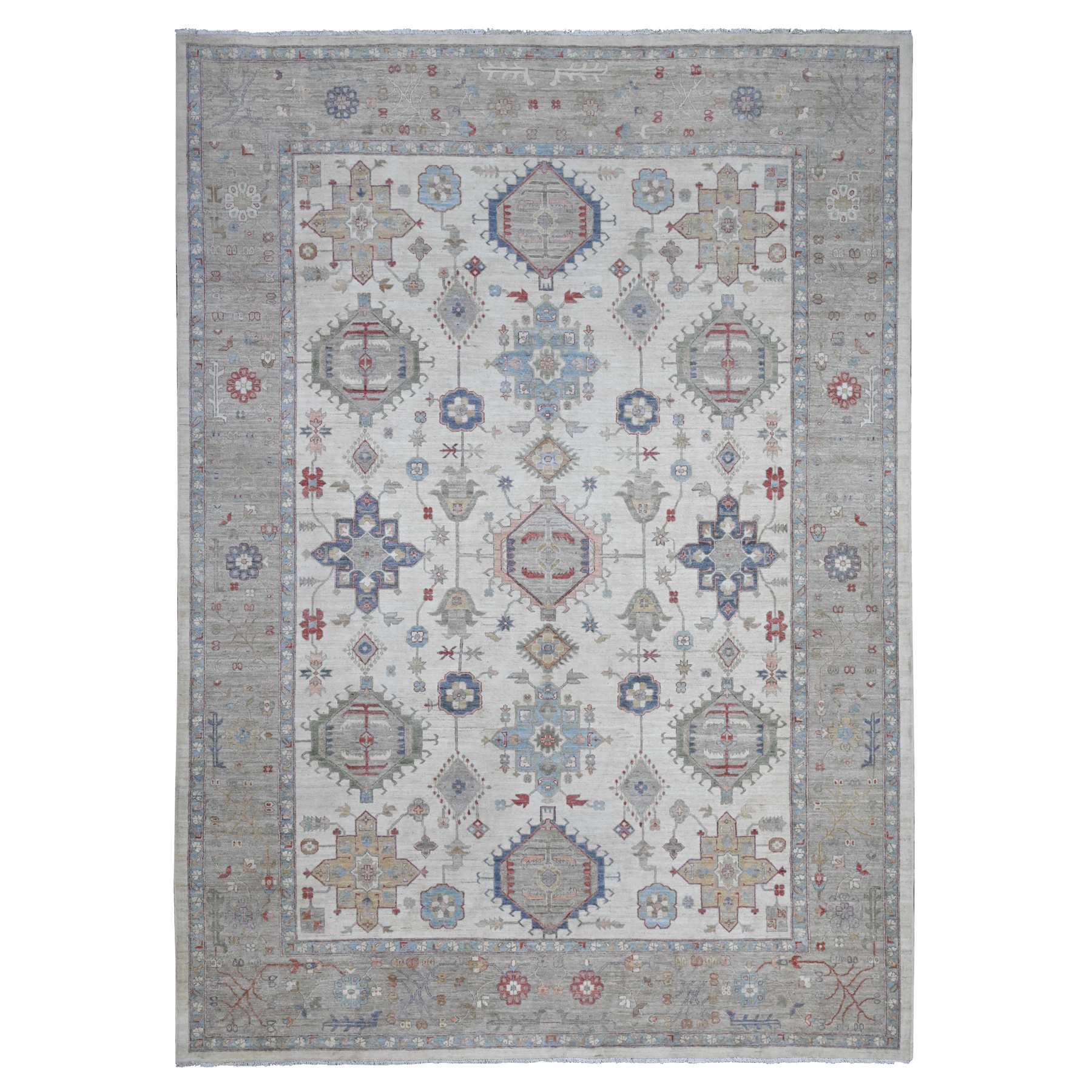 Heriz-Hand-Knotted-Rug-447460