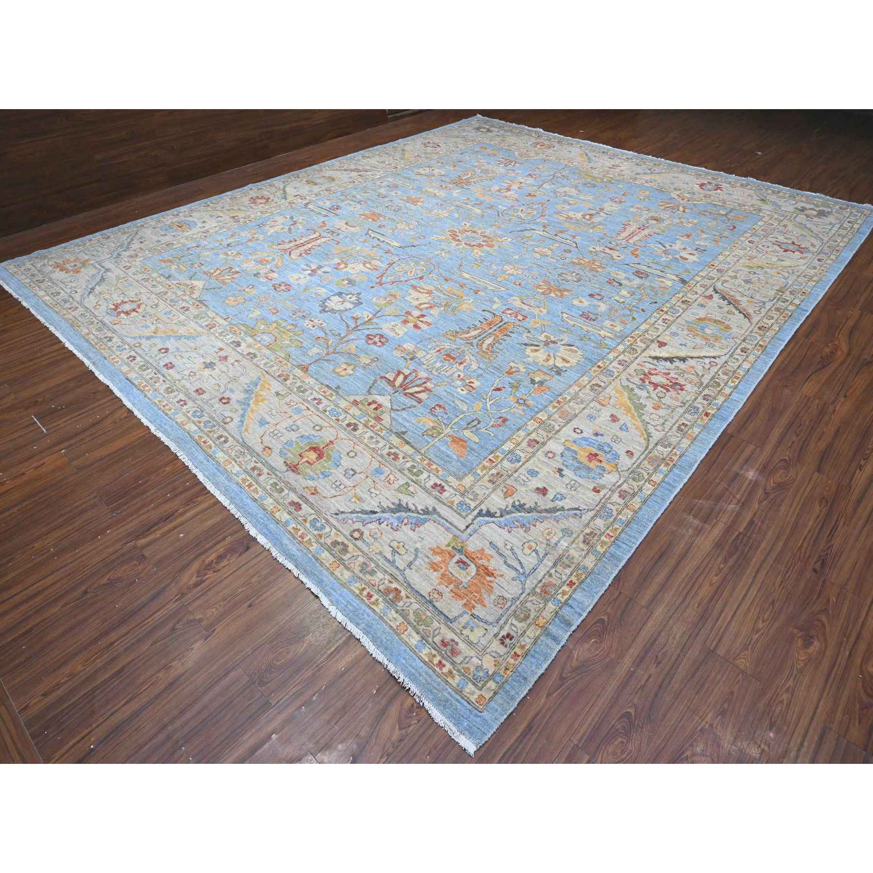 Heriz-Hand-Knotted-Rug-447465
