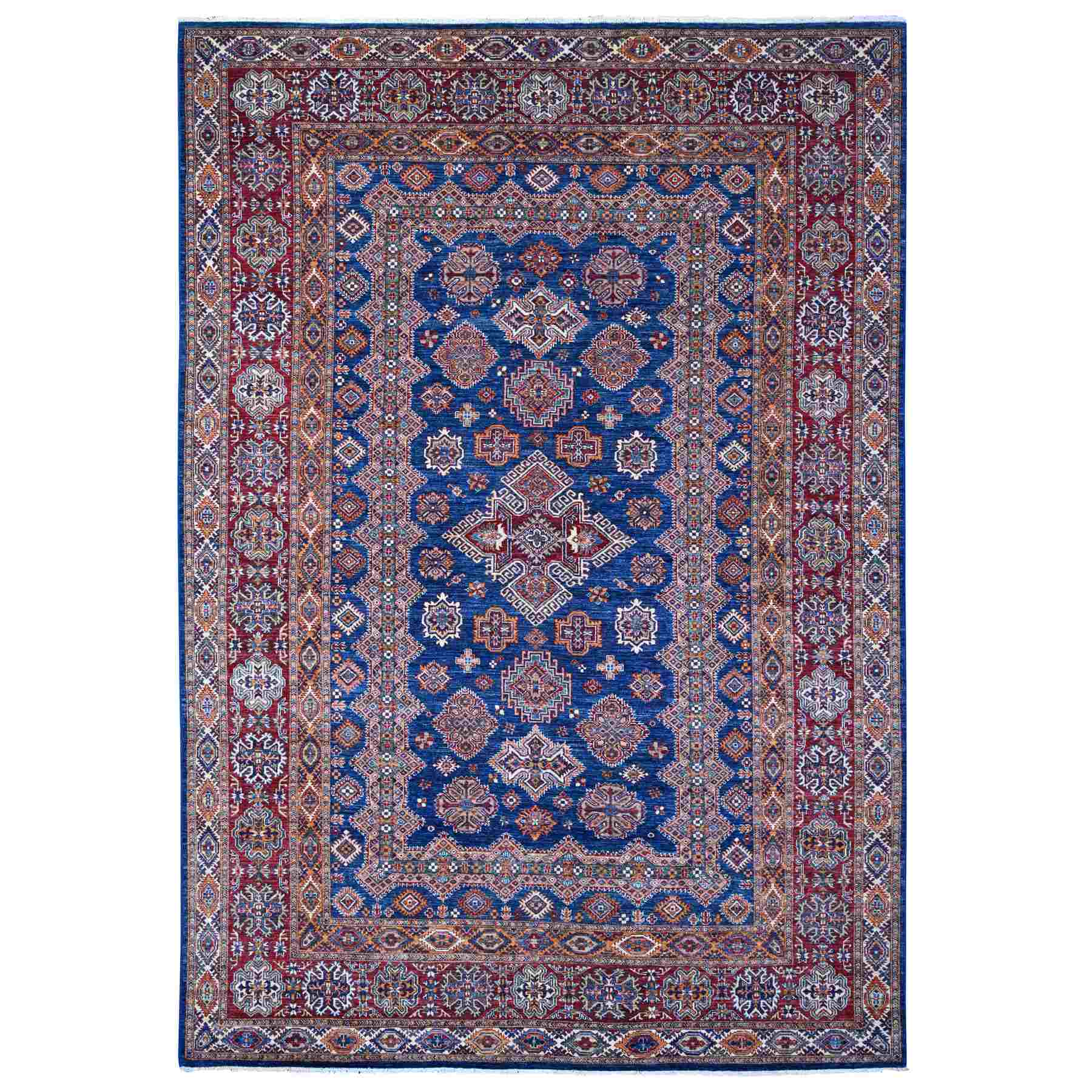 Kazak-Hand-Knotted-Rug-445415