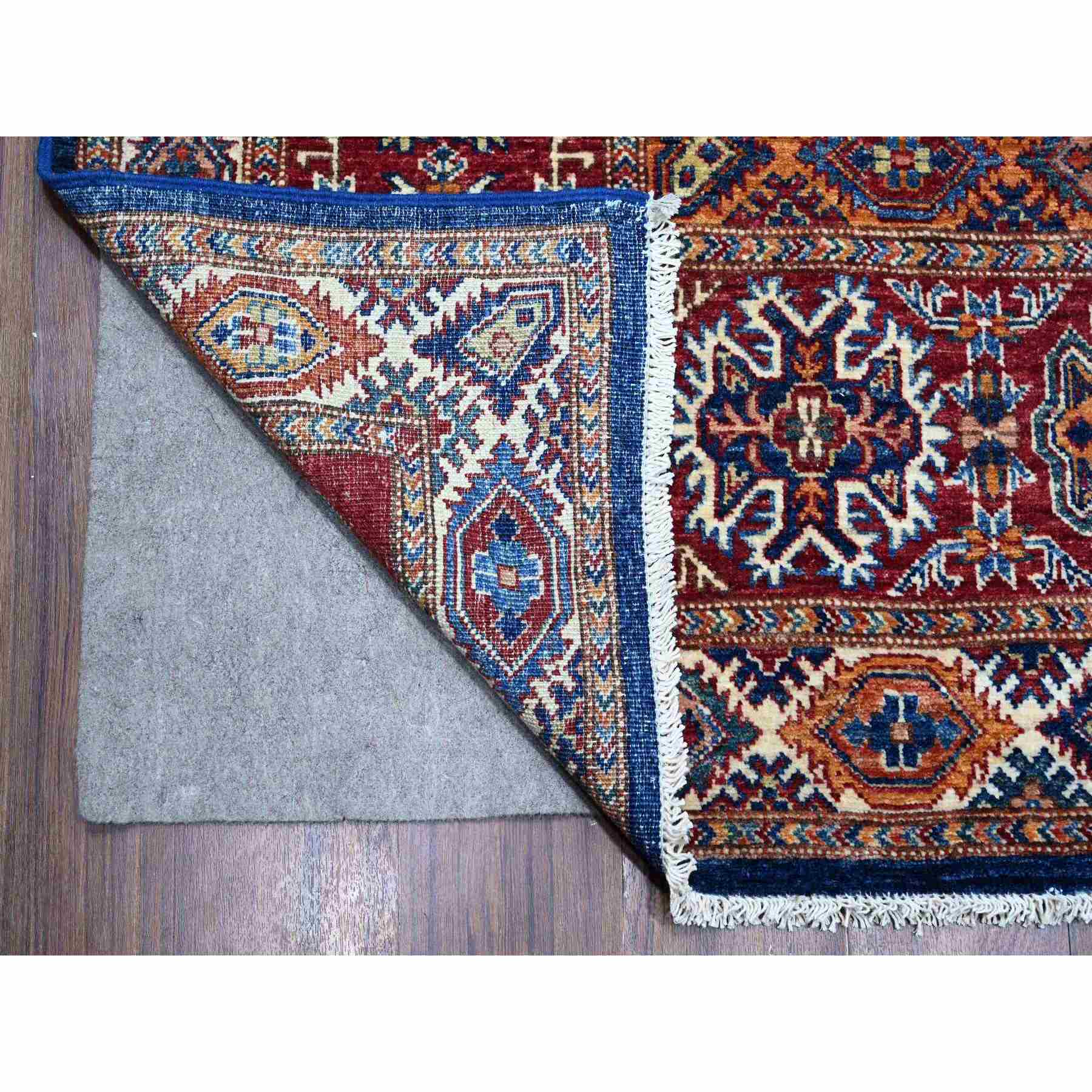 Kazak-Hand-Knotted-Rug-445415