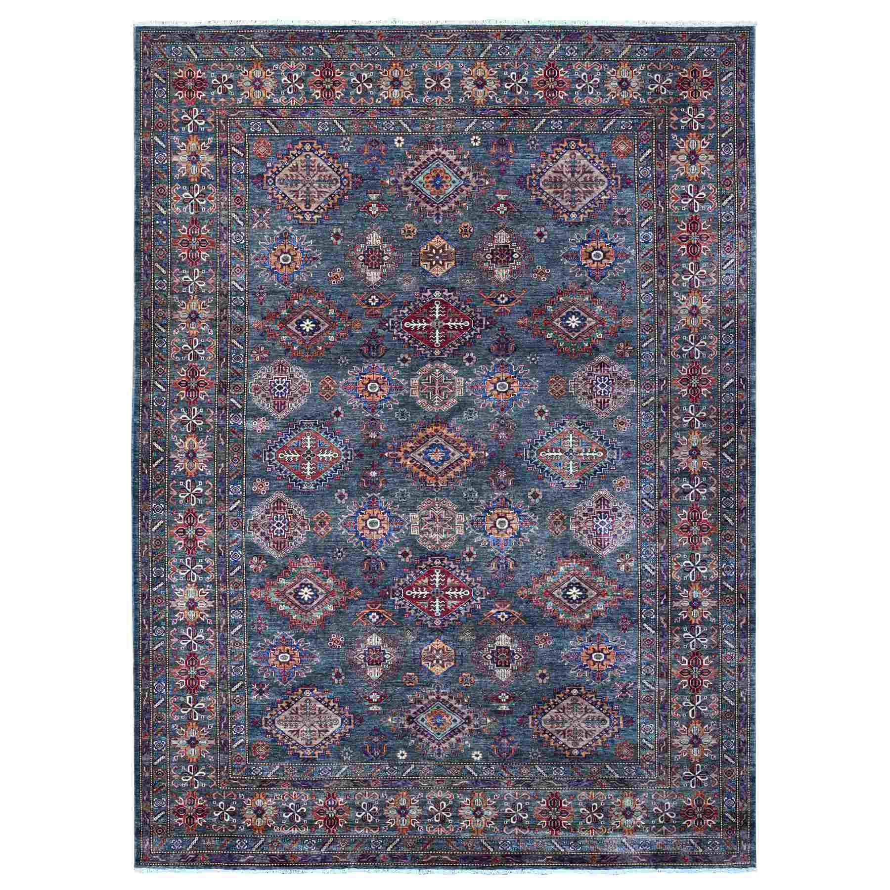 Kazak-Hand-Knotted-Rug-445420