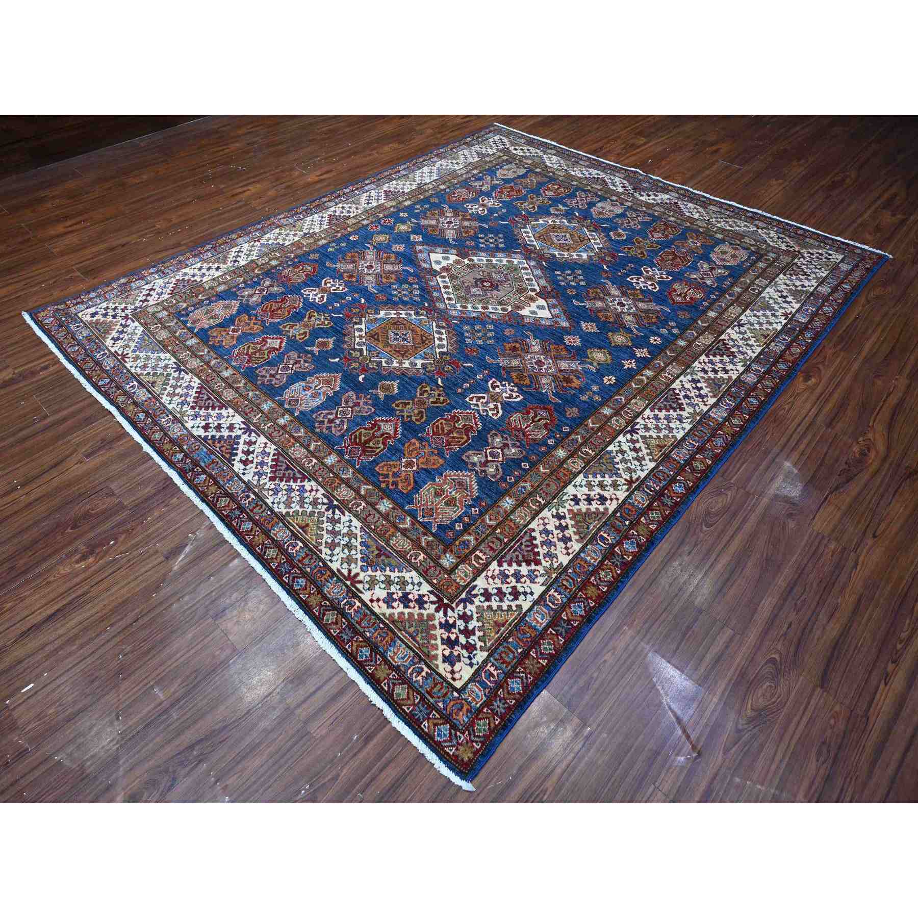 Kazak-Hand-Knotted-Rug-445435