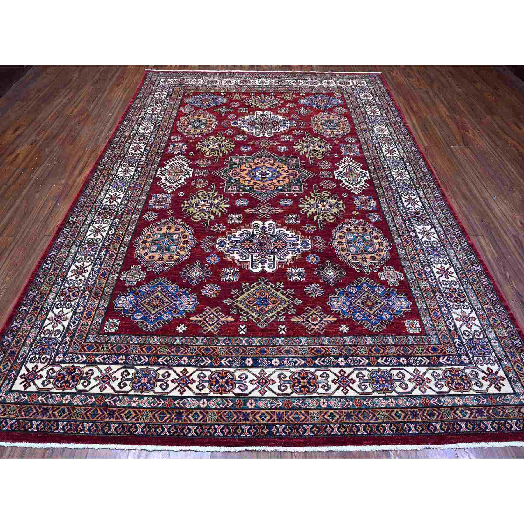 Kazak-Hand-Knotted-Rug-445440