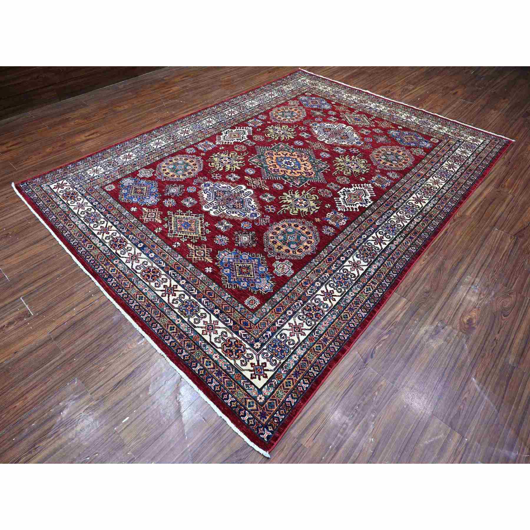 Kazak-Hand-Knotted-Rug-445440