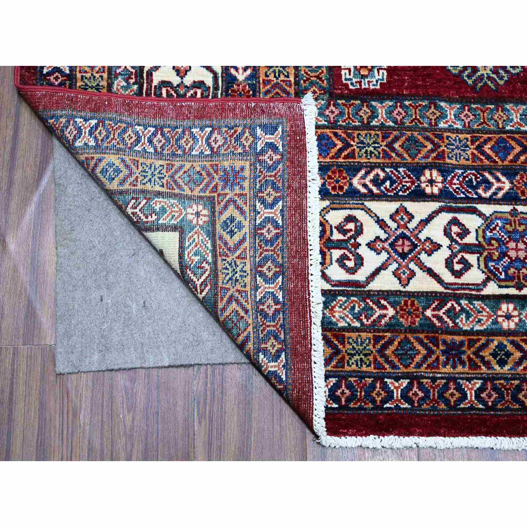 Kazak-Hand-Knotted-Rug-445440