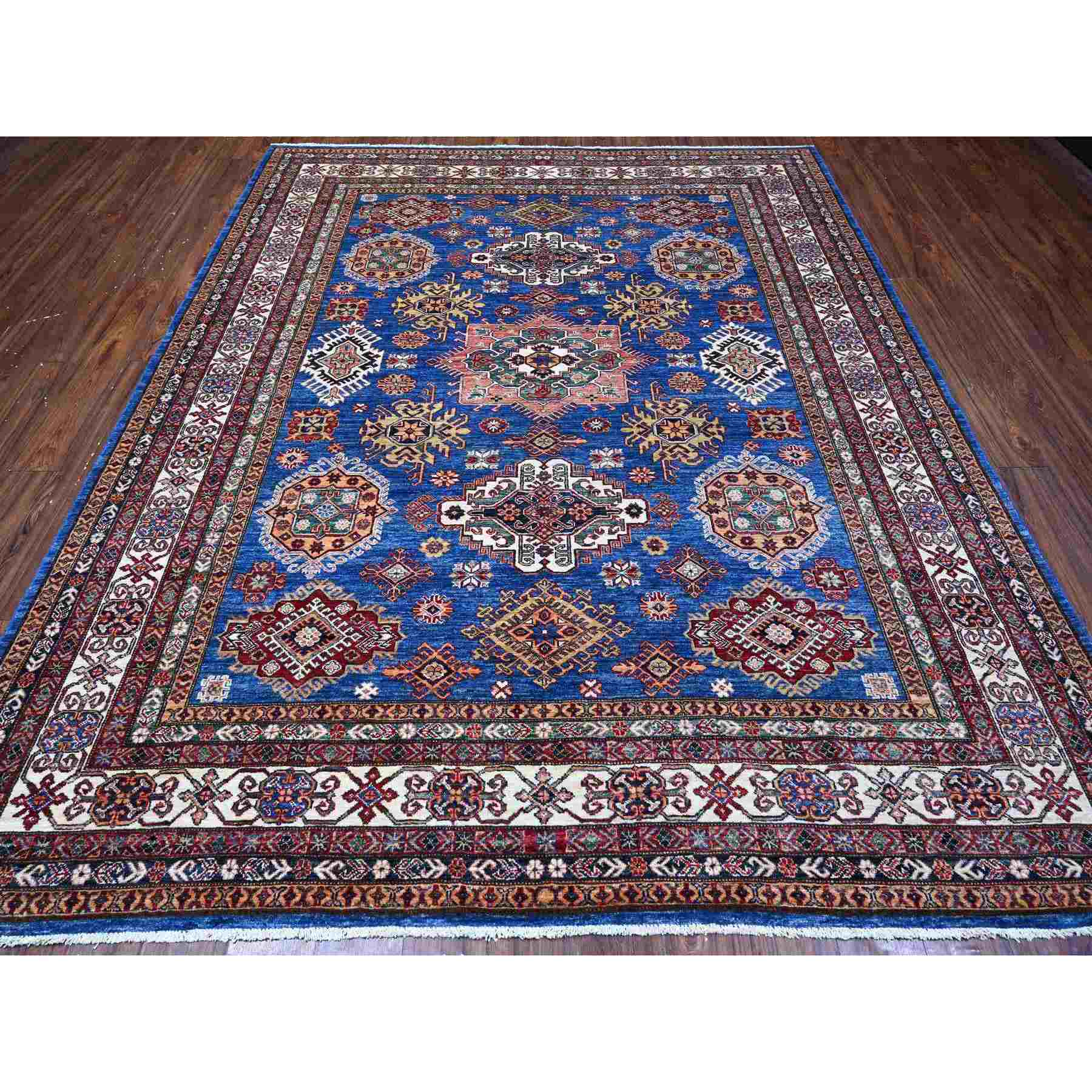 Kazak-Hand-Knotted-Rug-445450