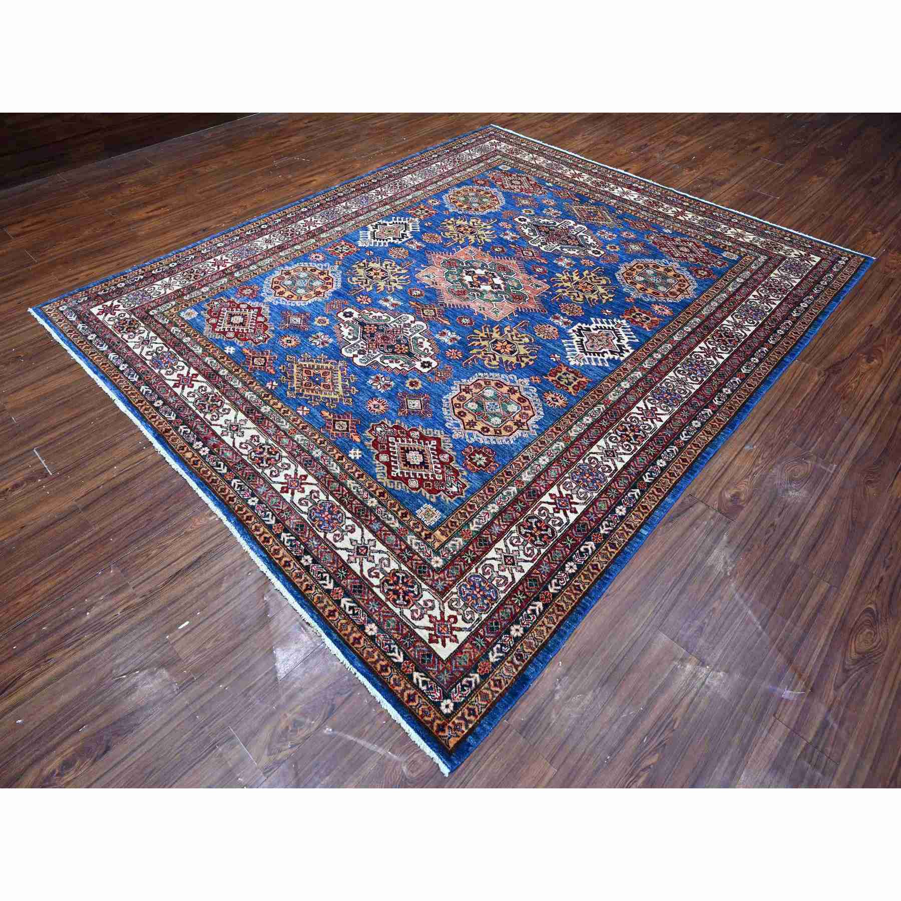 Kazak-Hand-Knotted-Rug-445450