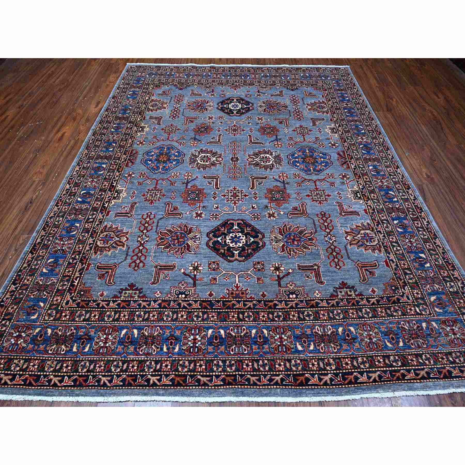 Kazak-Hand-Knotted-Rug-445455