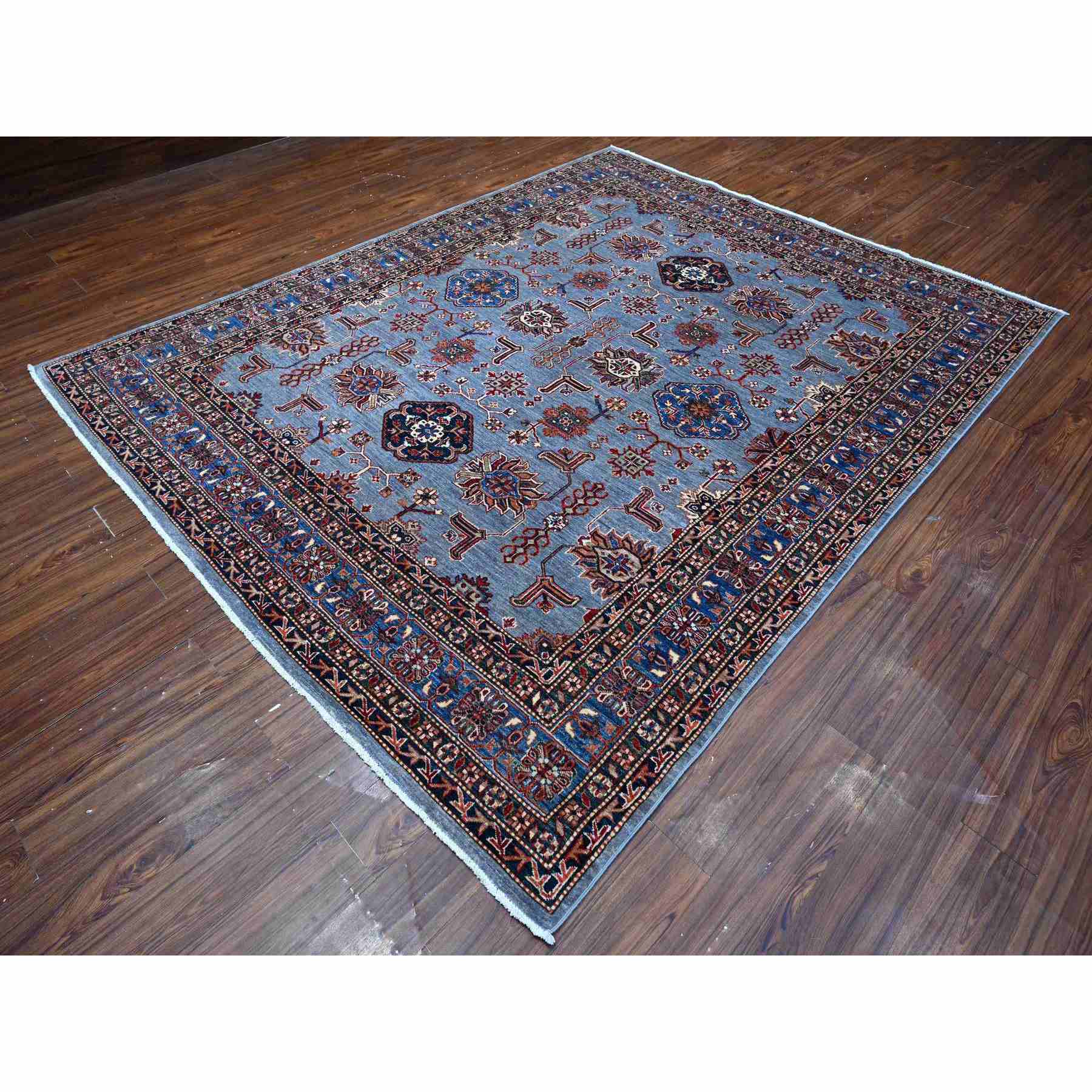 Kazak-Hand-Knotted-Rug-445455