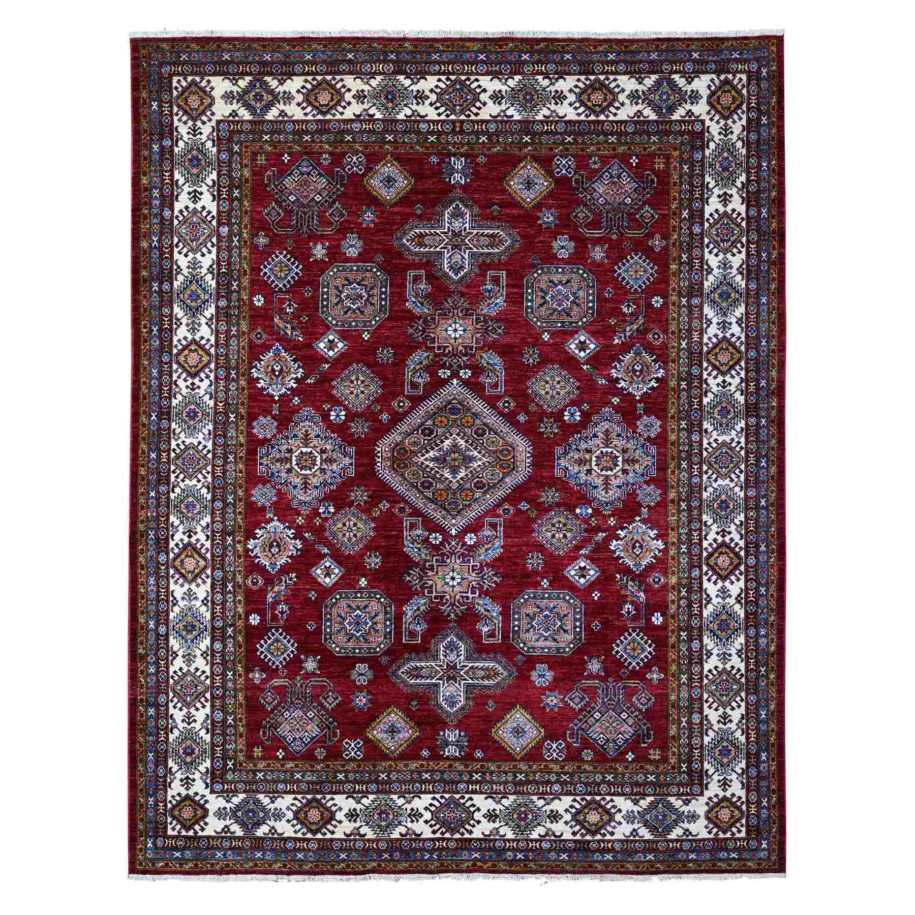 Kazak-Hand-Knotted-Rug-445460