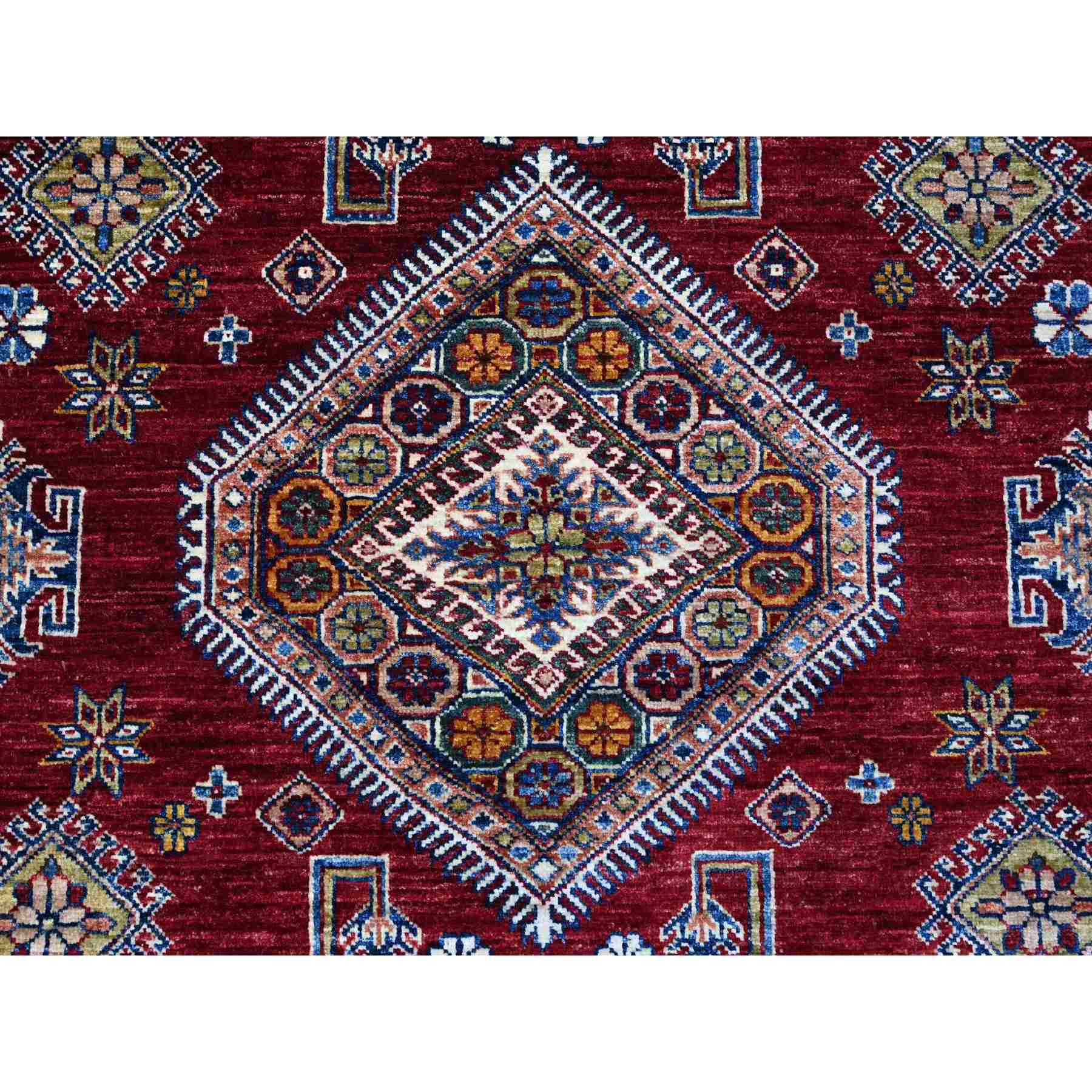 Kazak-Hand-Knotted-Rug-445460