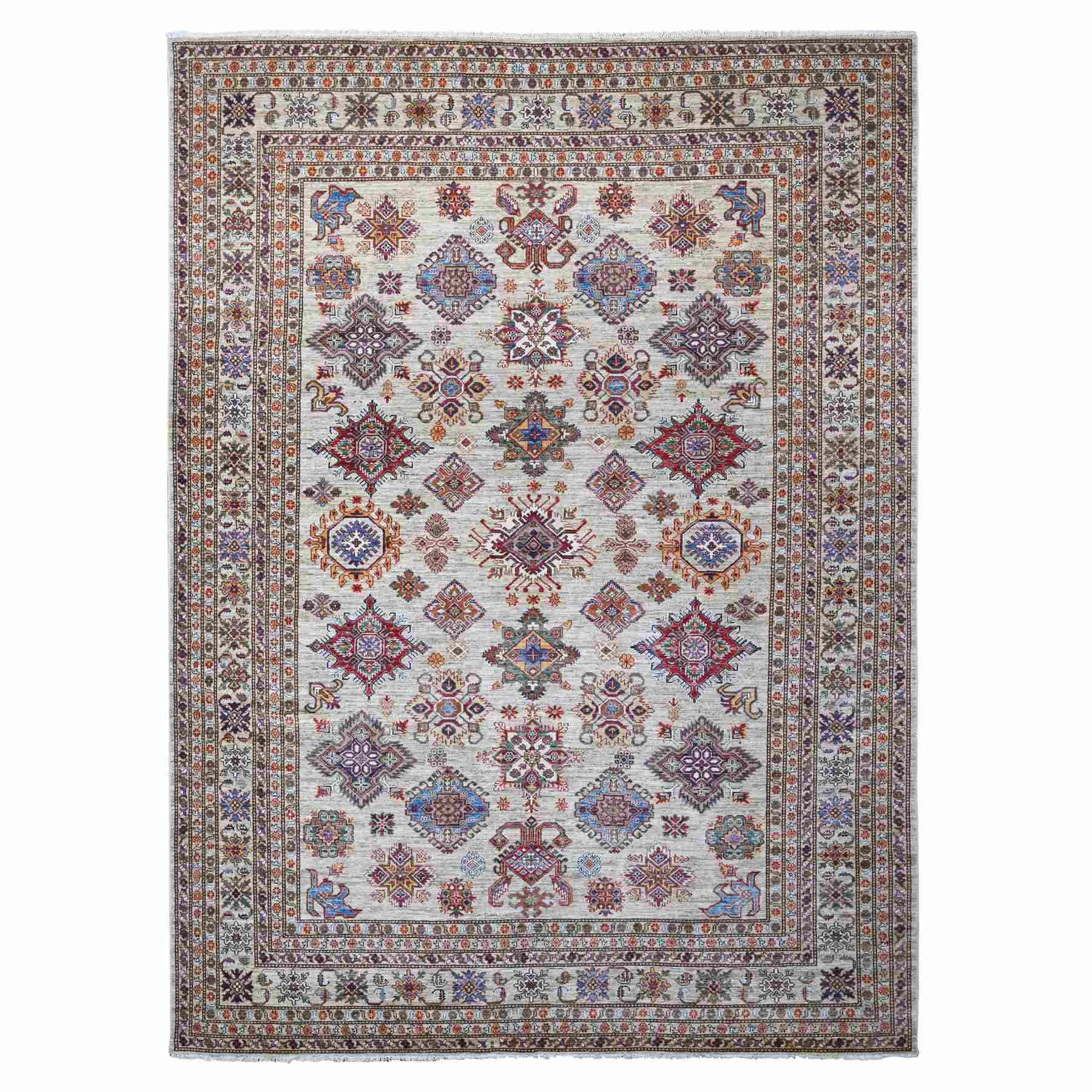 Kazak-Hand-Knotted-Rug-445515