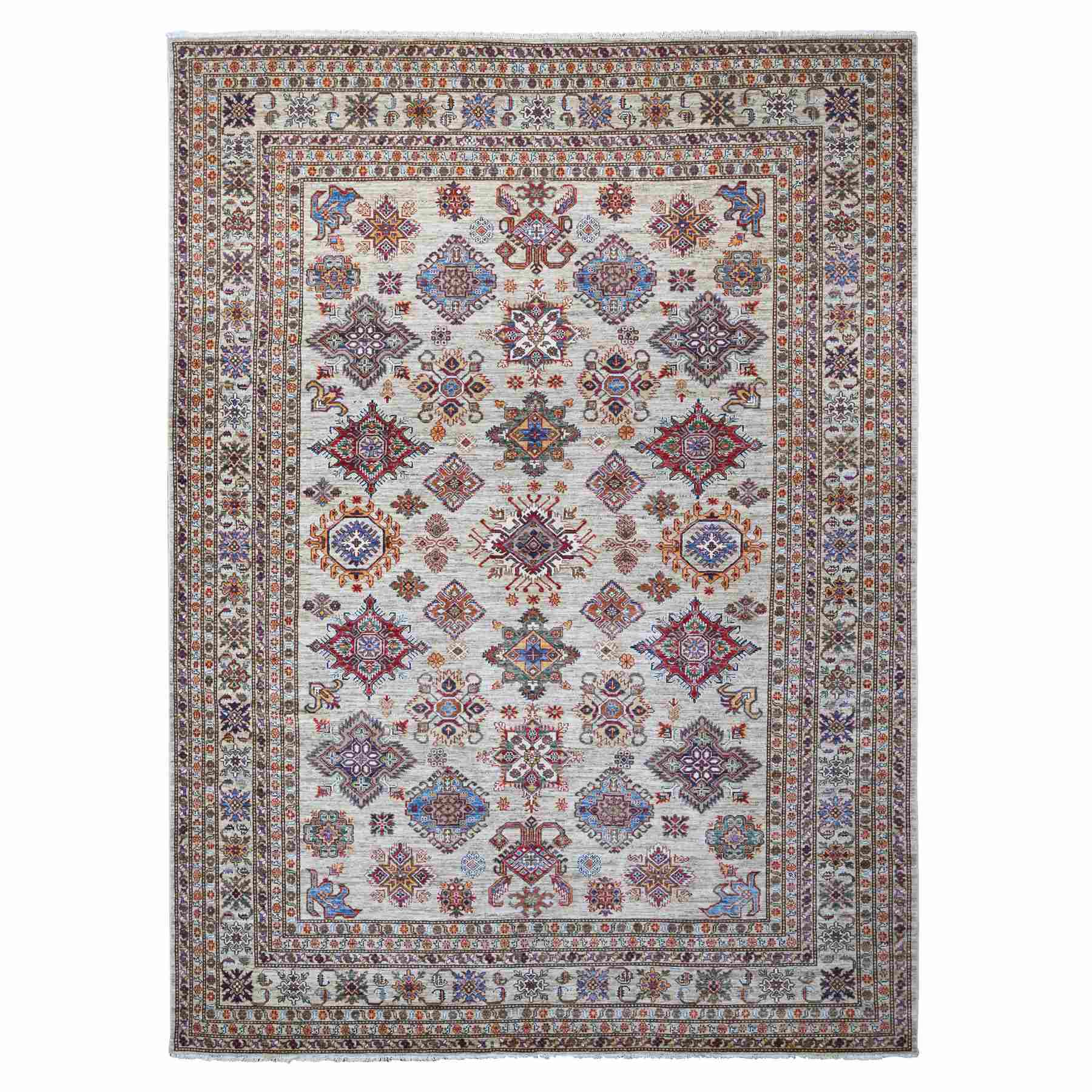 Kazak-Hand-Knotted-Rug-445515