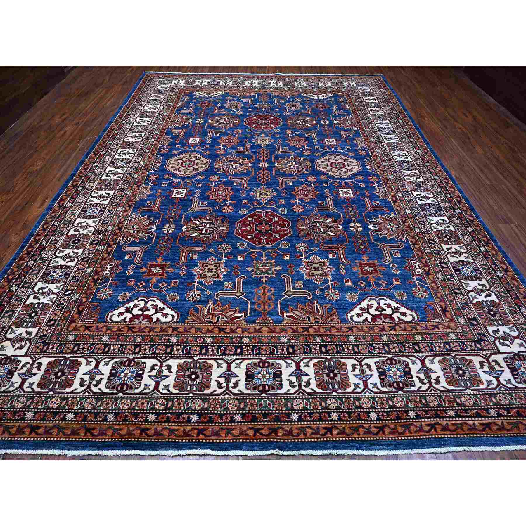 Kazak-Hand-Knotted-Rug-445525