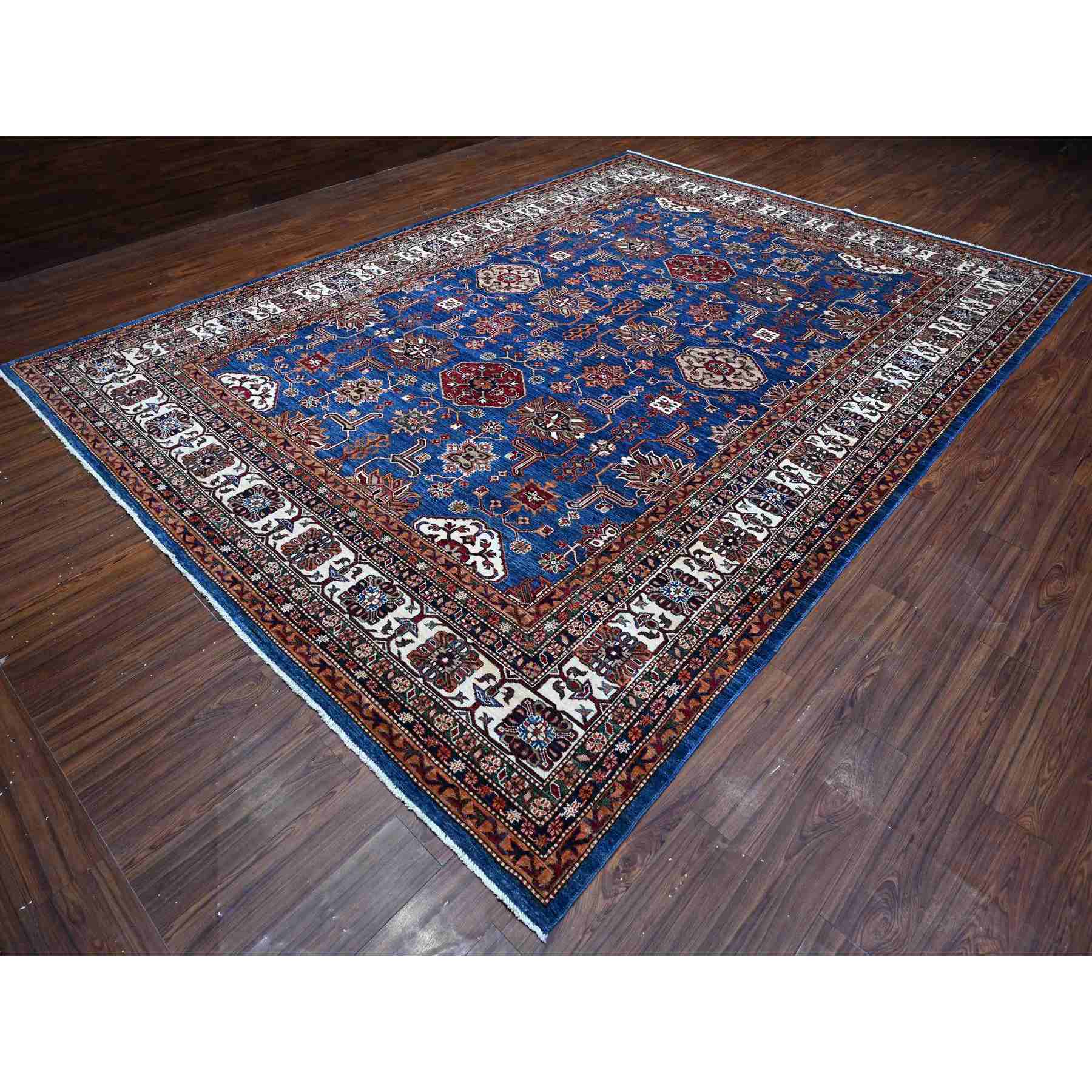 Kazak-Hand-Knotted-Rug-445525