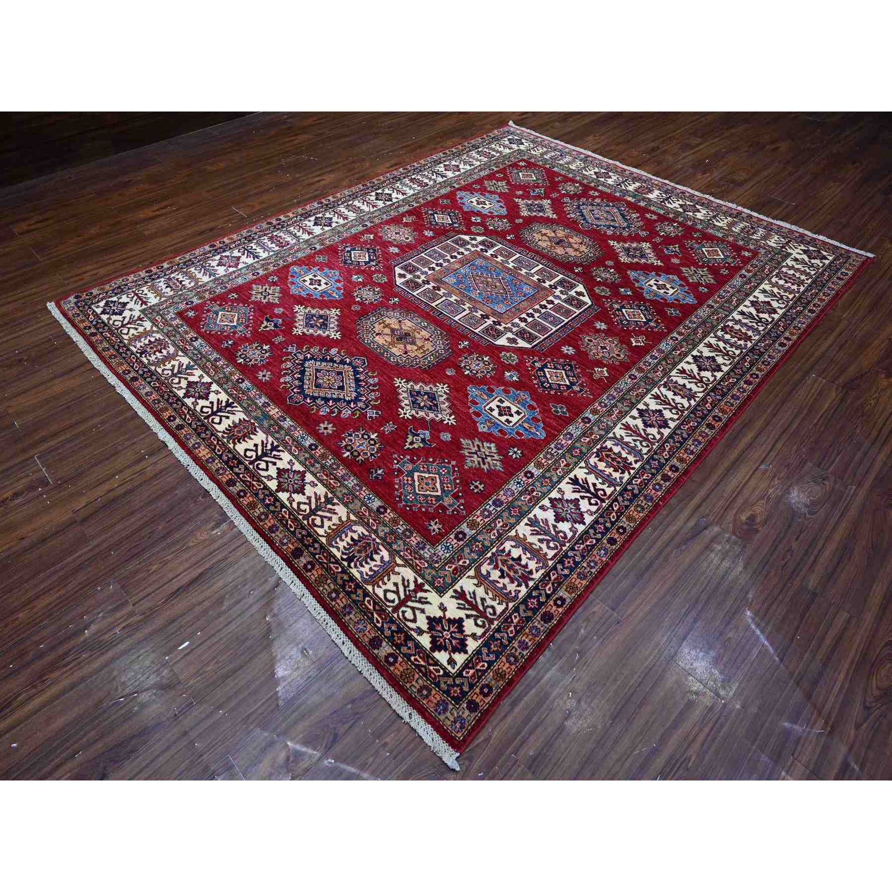 Kazak-Hand-Knotted-Rug-445550