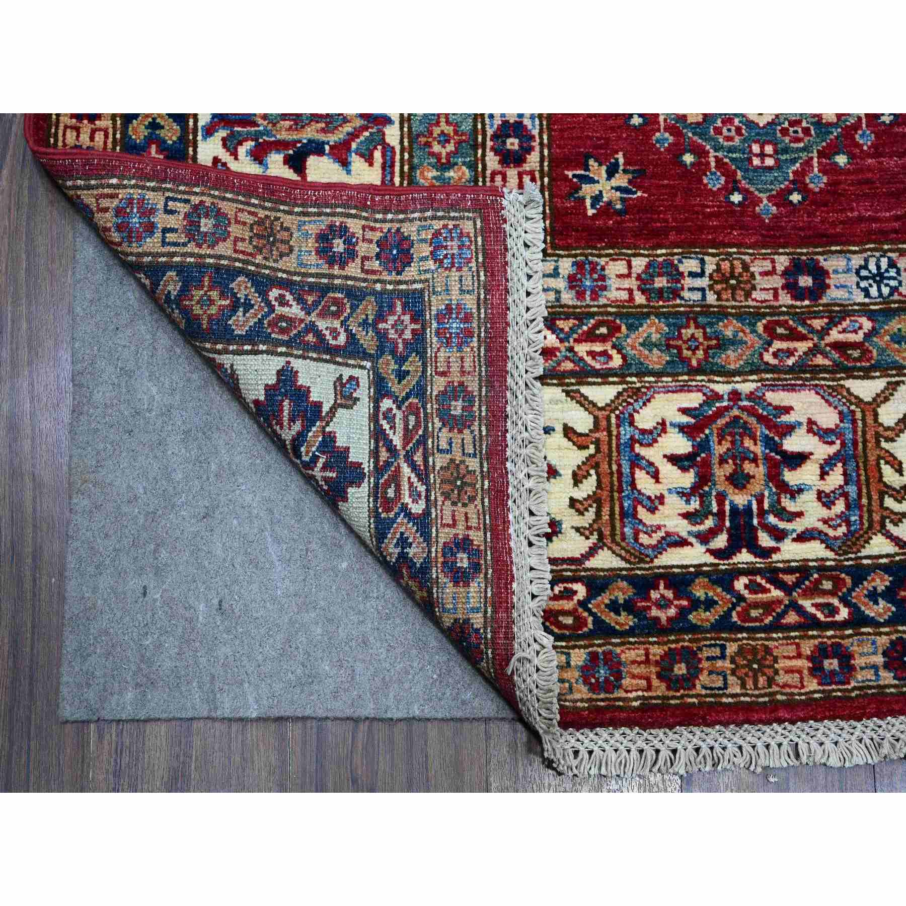 Kazak-Hand-Knotted-Rug-445550