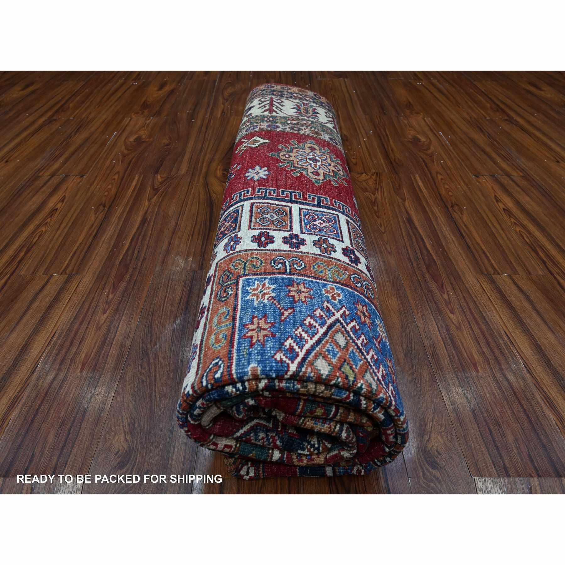 Kazak-Hand-Knotted-Rug-445550