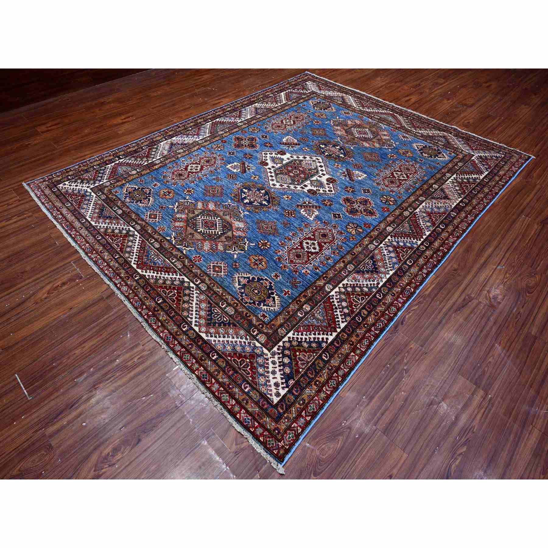 Kazak-Hand-Knotted-Rug-445560