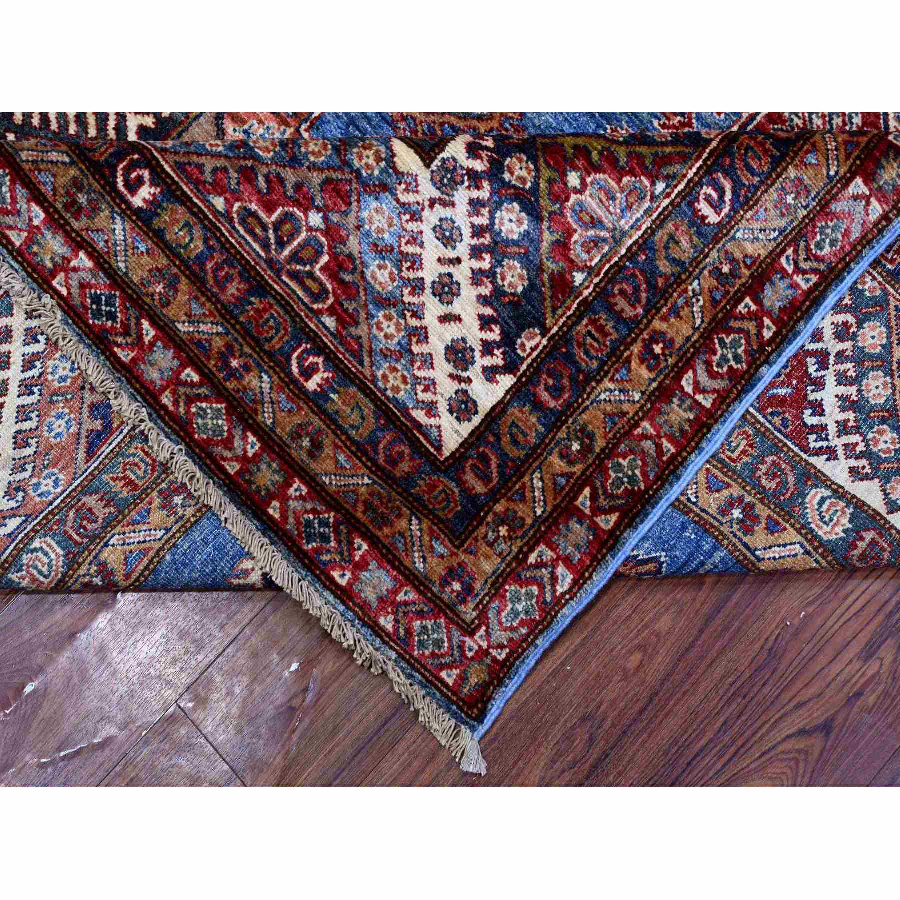 Kazak-Hand-Knotted-Rug-445560