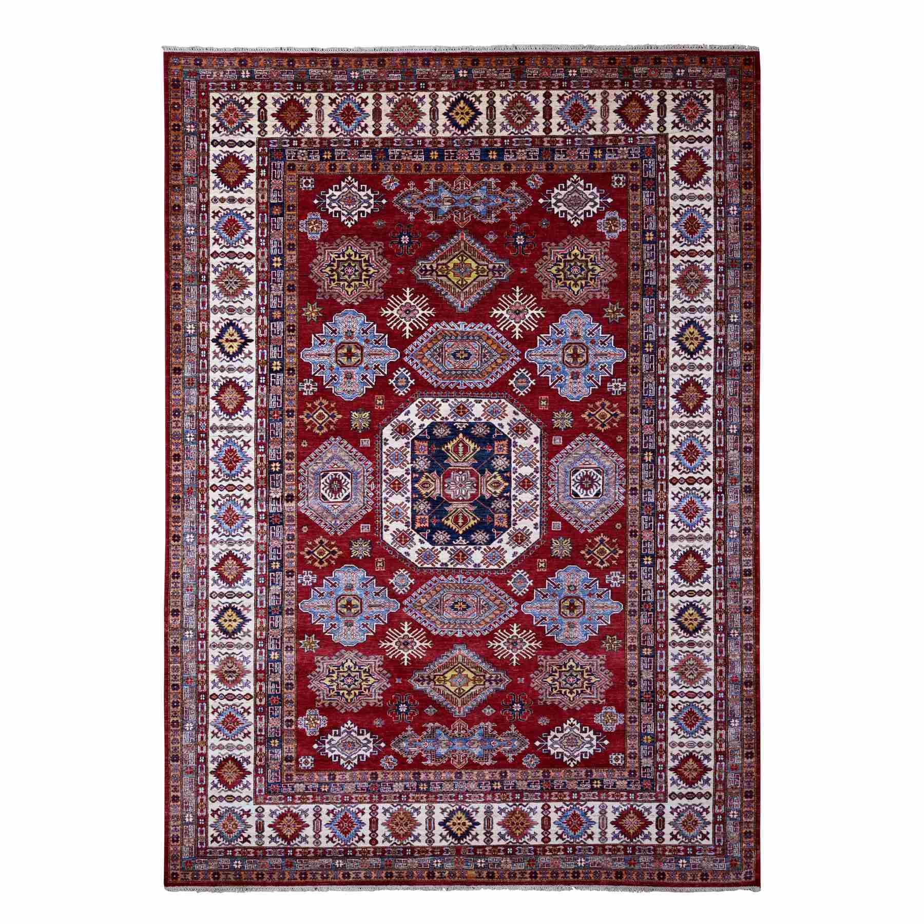 Kazak-Hand-Knotted-Rug-445660