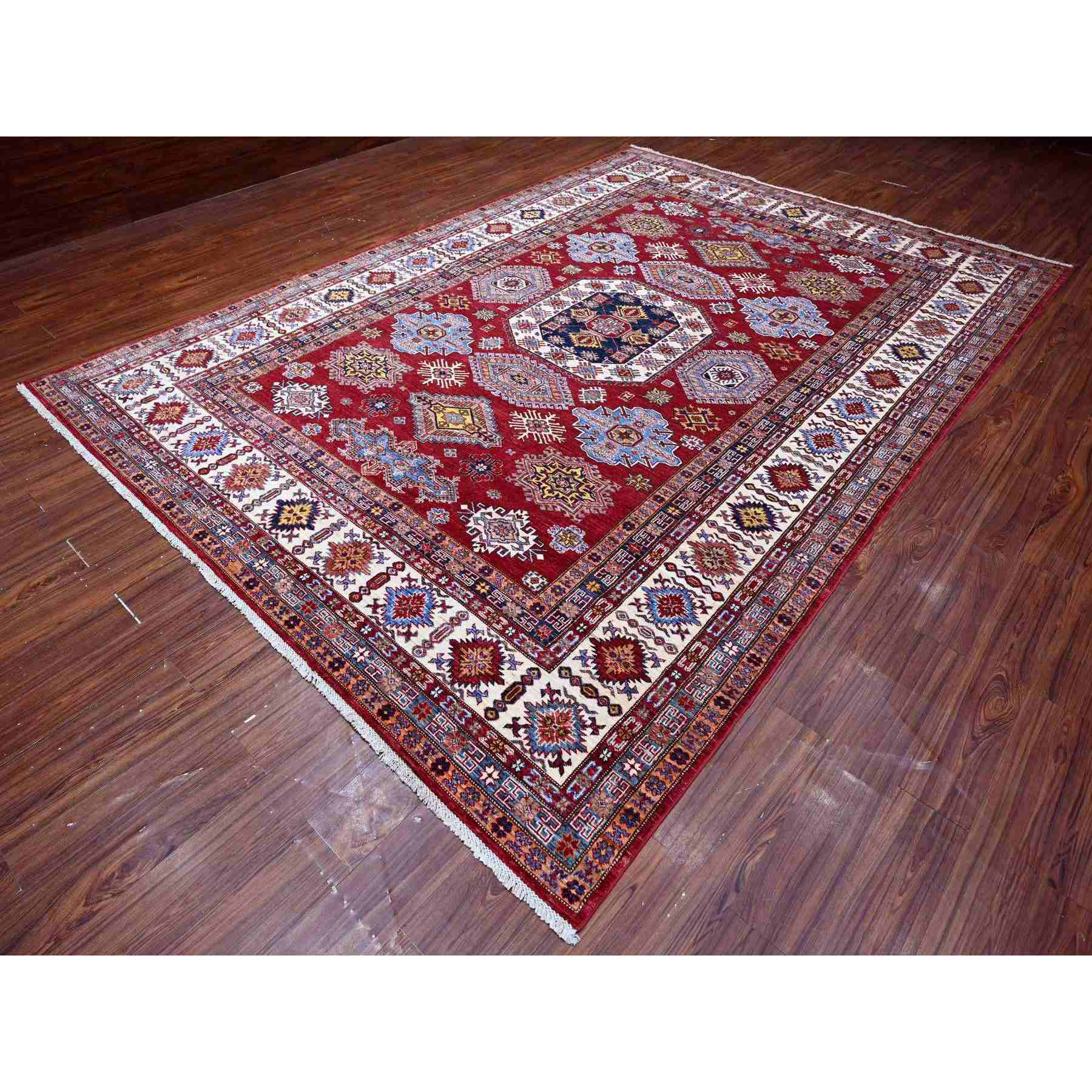 Kazak-Hand-Knotted-Rug-445660